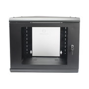 GABINETE DE PARED 9U DE 635 MM DE PROFUNDIDAD, RACK DE 19'' EN ACERO REFORZADO: COMPACTO Y RESISTENTE PARA SOLUCIONES PROFESIONALES-Racks y Gabinetes-LINKEDPRO-SR-1909-GN2G-Bsai Seguridad & Controles