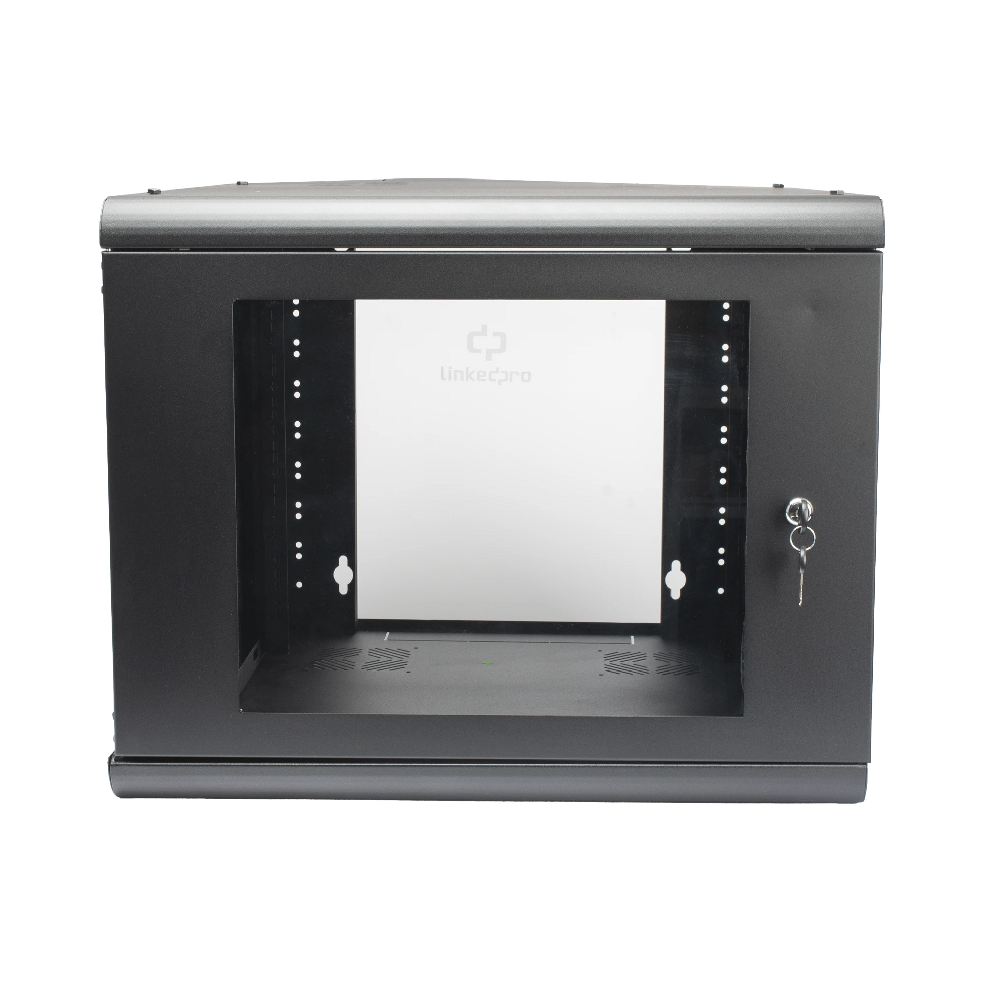 GABINETE DE PARED 9U DE 635 MM DE PROFUNDIDAD, RACK DE 19'' EN ACERO REFORZADO: COMPACTO Y RESISTENTE PARA SOLUCIONES PROFESIONALES-Racks y Gabinetes-LINKEDPRO-SR-1909-GN2G-Bsai Seguridad & Controles