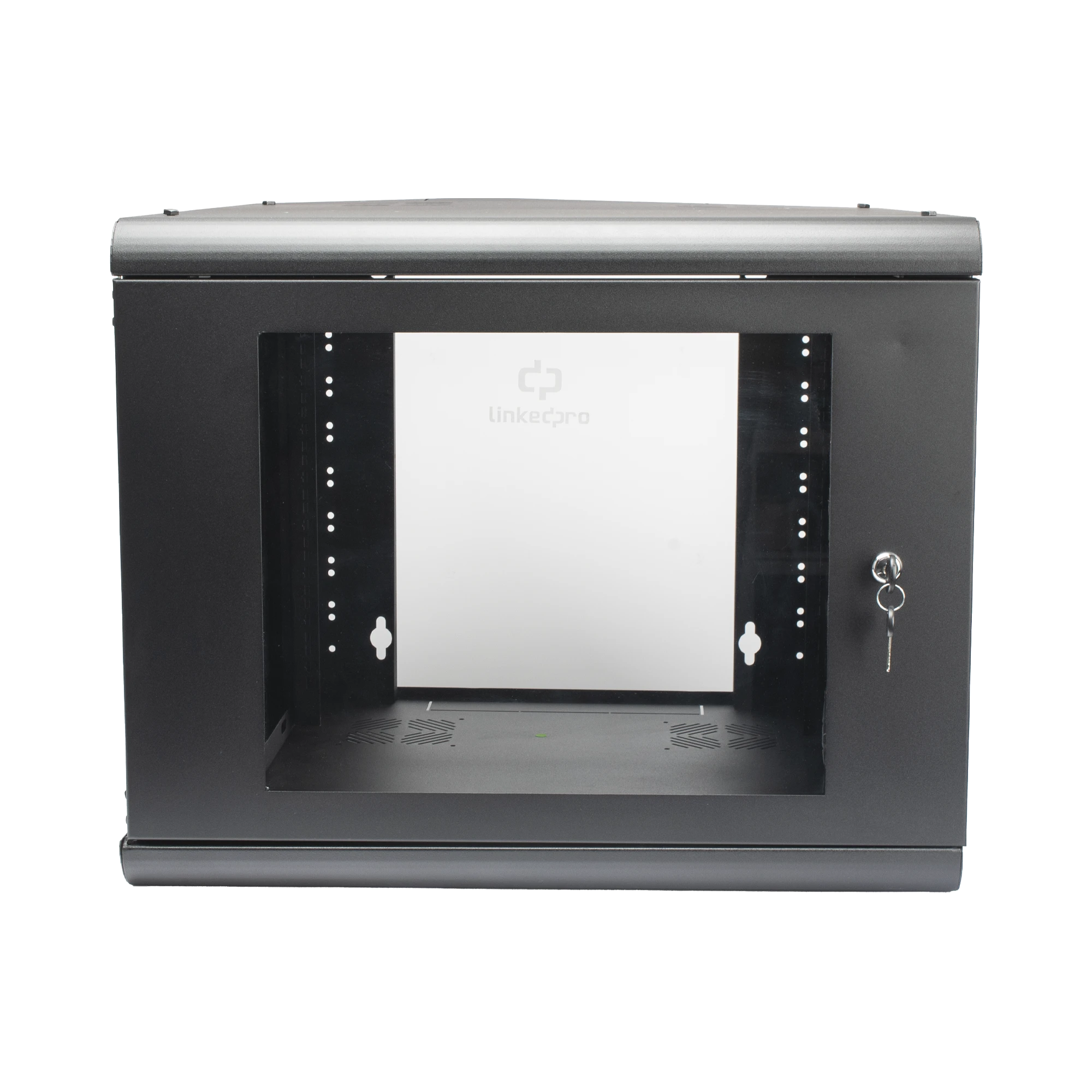 GABINETE DE PARED 9U DE 635 MM DE PROFUNDIDAD, RACK DE 19'' EN ACERO REFORZADO: COMPACTO Y RESISTENTE PARA SOLUCIONES PROFESIONALES-Racks y Gabinetes-LINKEDPRO-SR-1909-GN2G-Bsai Seguridad & Controles