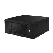 GABINETE DE PARED CON PUERTA PERFORADA, 635MM DE PROFUNDIDAD, 4U RACK DE 19'', ACERO REFORZADO-Racks y Gabinetes-LINKEDPRO-SR-1904-GN2P-Bsai Seguridad & Controles