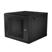 GABINETE DE PARED CON PUERTA PERFORADA, 635MM DE PROFUNDIDAD, 9U RACK DE 19'', ACERO REFORZADO-Racks y Gabinetes-LINKEDPRO-SR-1909-GN2P-Bsai Seguridad & Controles
