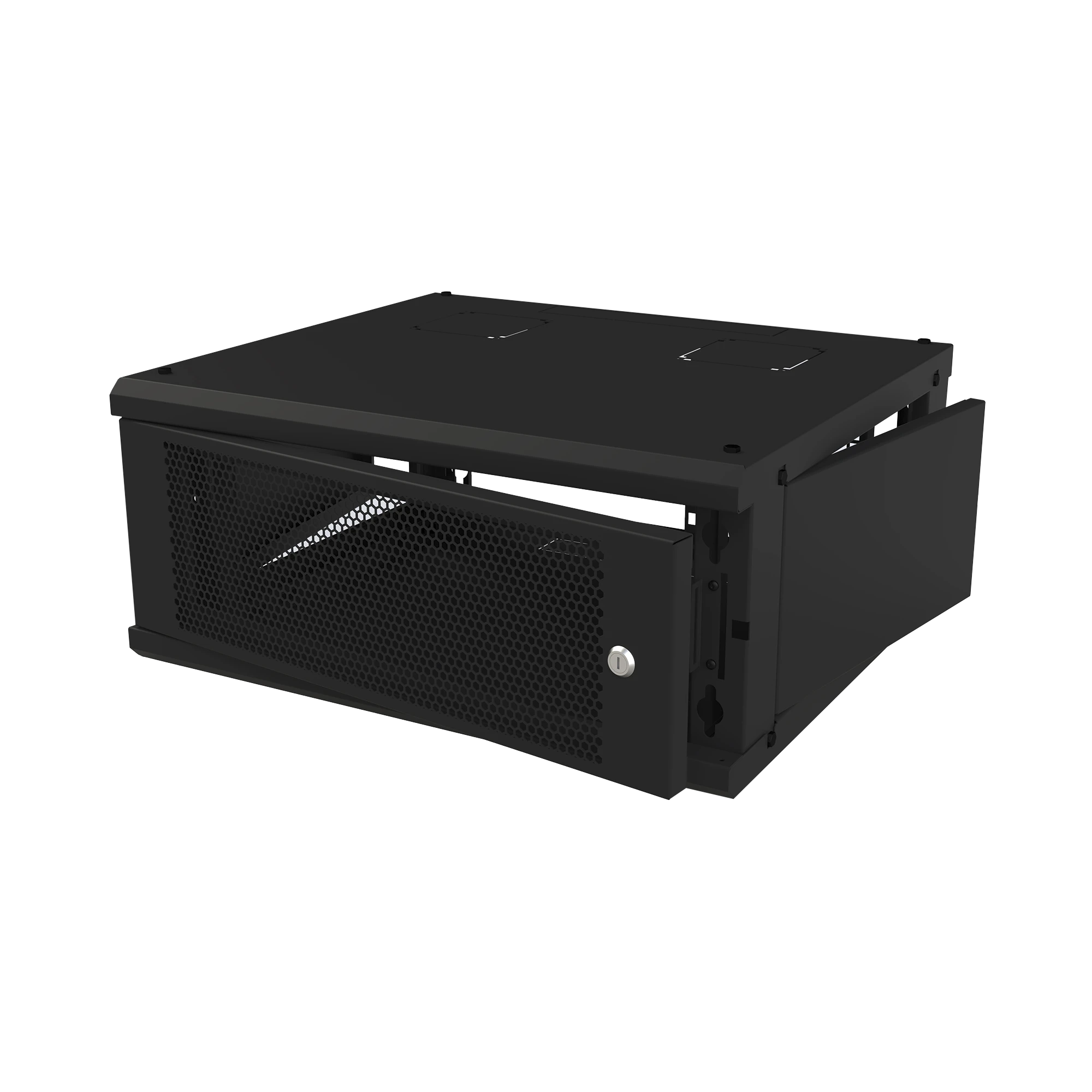GABINETE DE PARED FIJO RACK 19 DE 4 UR, PUERTA PERFORADA.-Racks y Gabinetes-LINKEDPRO BY EPCOM-Bsai Seguridad & Controles