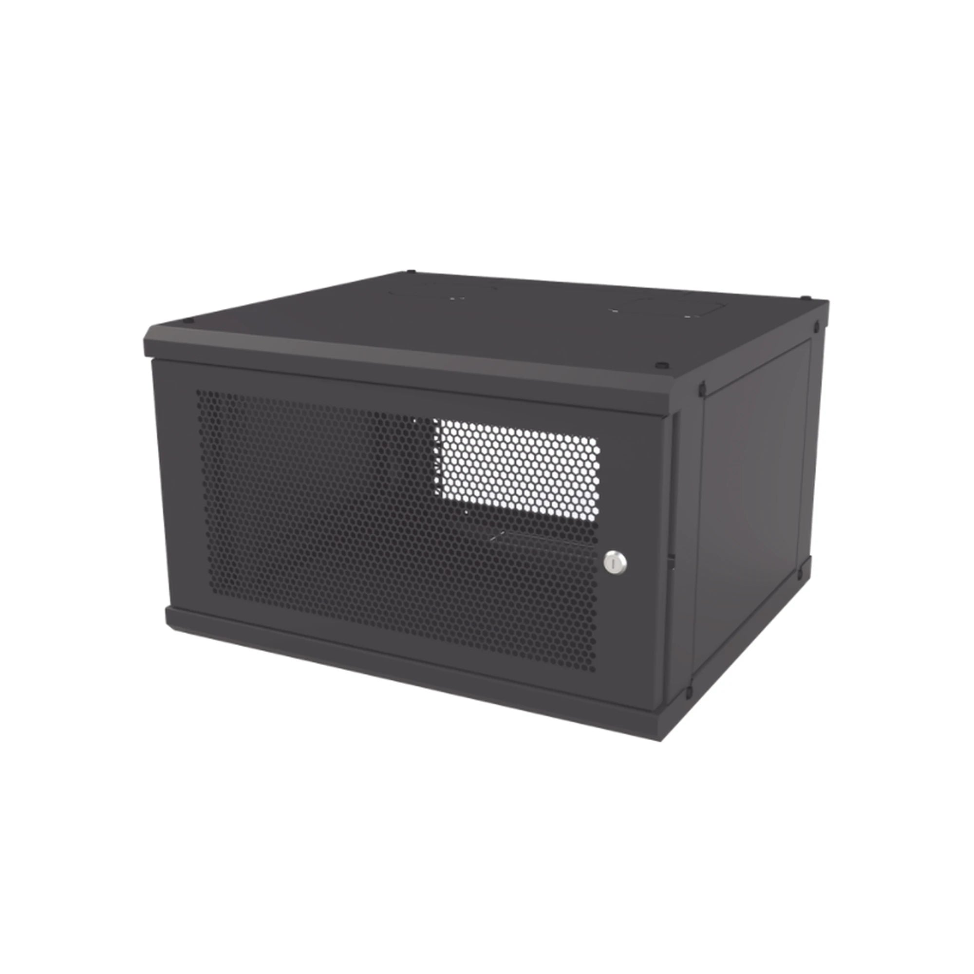 GABINETE DE PARED FIJO, PUERTA PERFORADA, RACK 19 DE 6 UR (600 X 355 X 523 MM)(AN X AL X PROF.)-Racks y Gabinetes-LINKEDPRO BY EPCOM-Bsai Seguridad & Controles