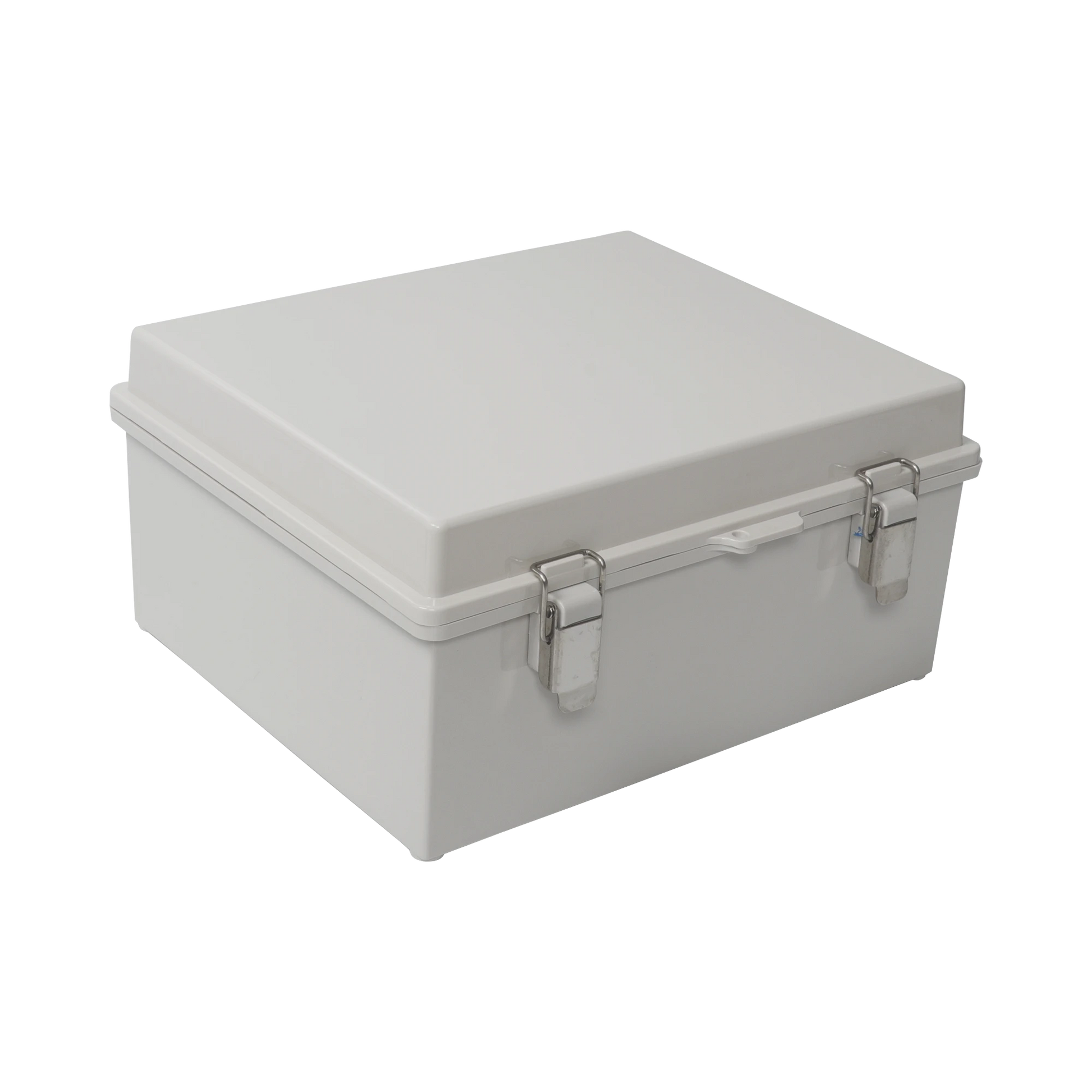 GABINETE DE PLÁSTICO ABS, USO EN INTEMPERIE (170 X 220 X 110 MM) CIERRE POR BROCHE.-Racks y Gabinetes-PRECISION-Bsai Seguridad & Controles