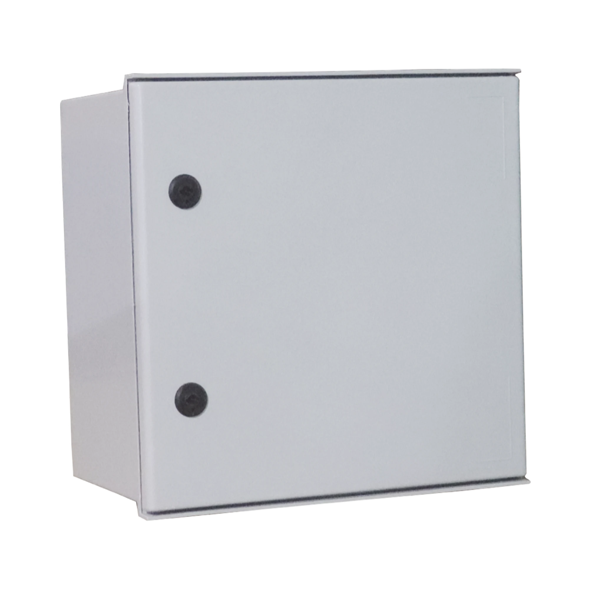 GABINETE DE POLIÉSTER IP65 USO EN INTEMPERIE (400 X 400 X 200 MM) CON PLACA TRASERA INTERIOR DE PLÁSTICO (INCLUYE CHAPA Y LLAVE).-Gabinetes y Cajas-PRECISION-Bsai Seguridad & Controles