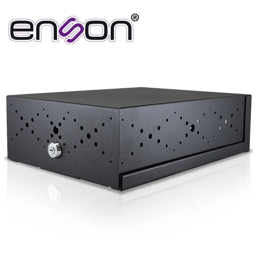 GABINETE DE SEGURIDAD ENSON LINCE13 PARA DVR MOVIL 380X270X115MM CON VENTILADOR COLOR NEGRO COMPATIBLE CON LA SERIE MX1N Y MM1N-Accesorios Videovigilancia-ENSON-LINCE13-Bsai Seguridad & Controles