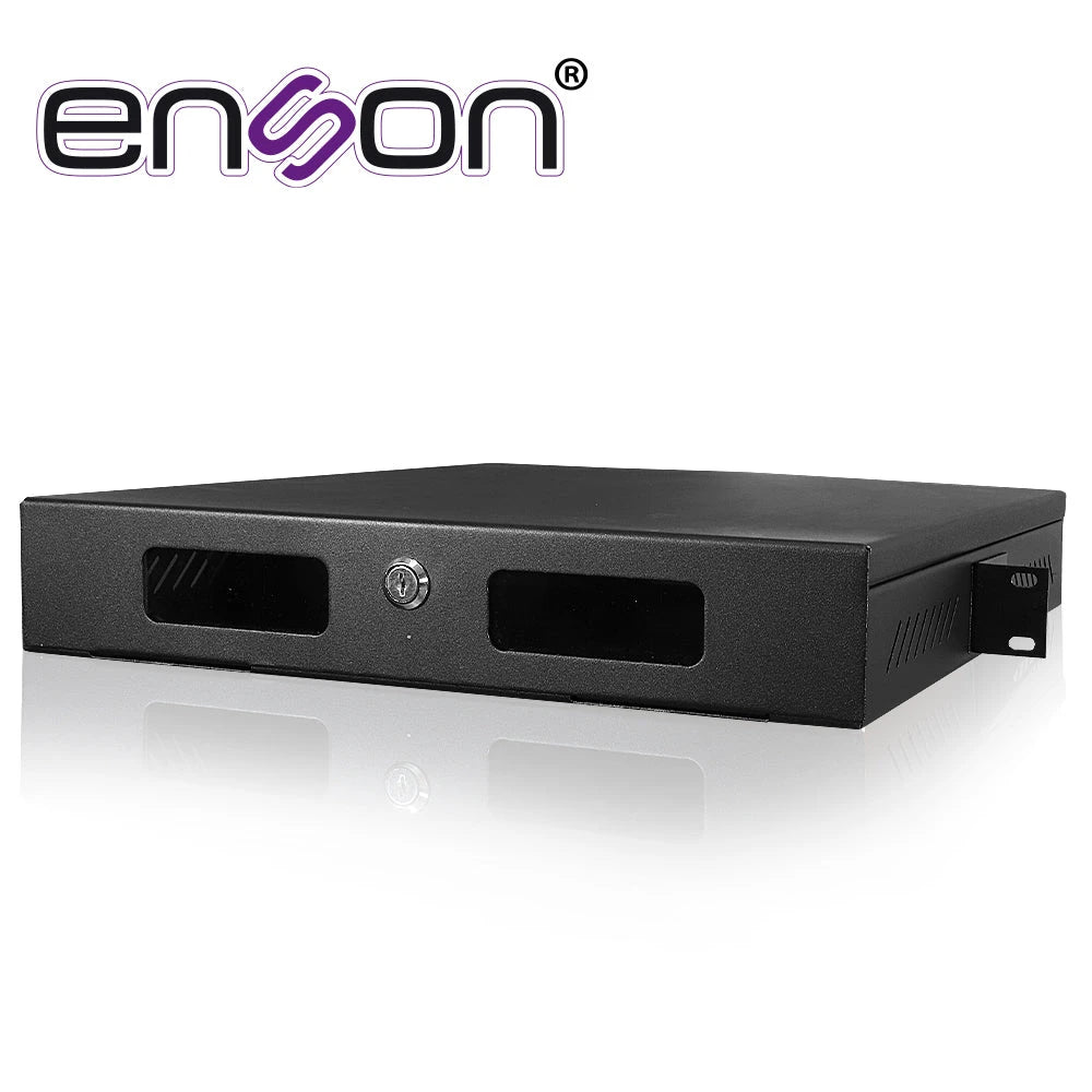 GABINETE DE SEGURIDAD ENSON LINCE18+ RACKEABLE 455X420X74.5MM IDEAL PARA RESGUARDO DE GRABADORES MERIVA, UNV Y ZKTECO-Accesorios Videovigilancia-ENSON-Bsai Seguridad & Controles