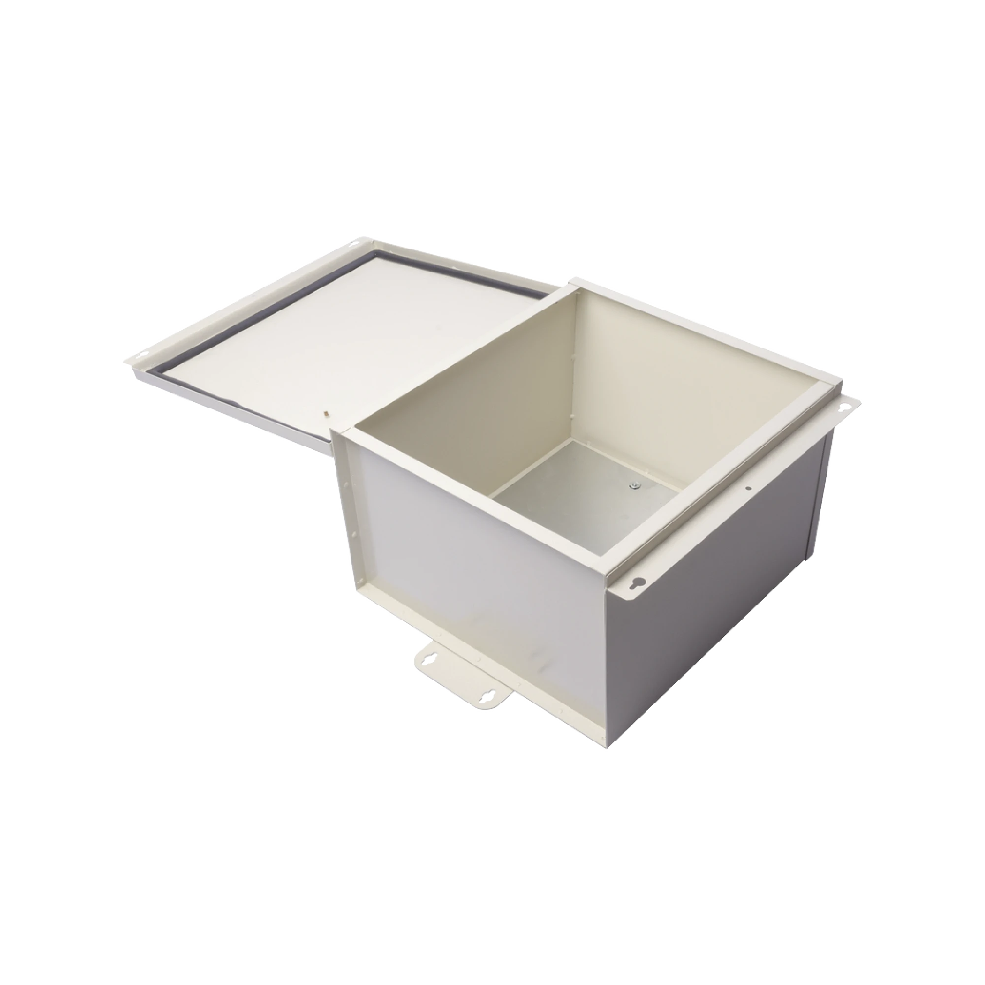GABINETE DE TELECOM. DE ACERO GALVANIZADA CON PLATO INTERIOR (400 X 400 X 250 MM). SE PUEDE PONER CANDADO.-Racks y Gabinetes-EPCOM INDUSTRIAL-Bsai Seguridad & Controles