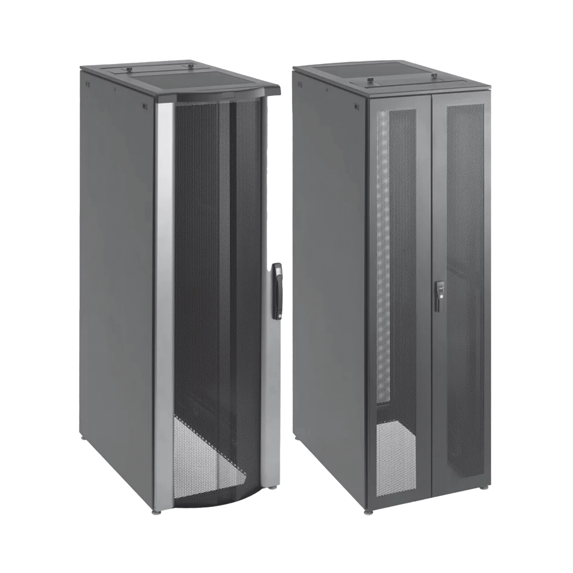 GABINETE DE TELECOMUNICACIONES PROLINE FLOTEK PC, 600 MM DE ANCHO, 1000 MM DE PROFUNDIDAD, 42 UR, COLOR NEGRO-Racks y Gabinetes-HOFFMAN-Bsai Seguridad & Controles
