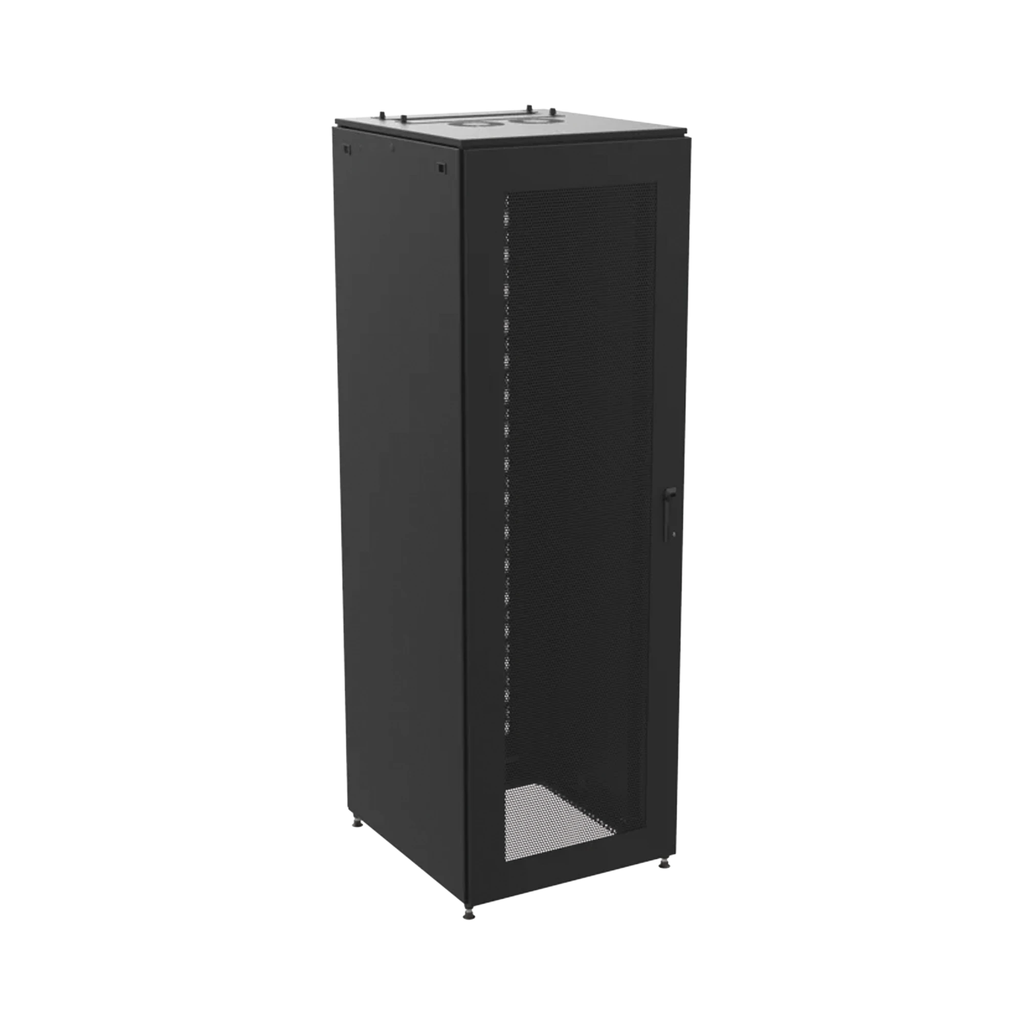 GABINETE DE TELECOMUNICACIONES PROLINE S1, 600 MM DE ANCHO, 1000 MM DE PROFUNDIDAD, 45 UR, COLOR NEGRO-Racks y Gabinetes-HOFFMAN-Bsai Seguridad & Controles