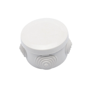 GABINETE DERIVACIÓN DE PLÁSTICO CIRCULAR (70 DIÁMETRO X 48 ALTO MM) CON 4 GLÁNDULAS DE GOMA-Accesorios Generales-PRECISION-Bsai Seguridad & Controles