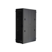 GABINETE FLEXFUSION™ XGL (LIGHT) PARA CENTROS DE DATOS, 42 UR, 600 MM DE ANCHO, 1070 MM DE PROFUNDIDAD, FABRICADO EN ACERO, COLOR NEGRO-Racks y Gabinetes-PANDUIT-Bsai Seguridad & Controles