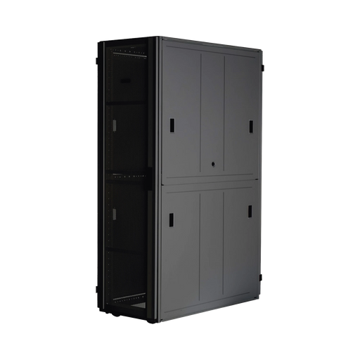 GABINETE FLEXFUSION™ XGL (LIGHT) PARA CENTROS DE DATOS, 42 UR, 800 MM DE ANCHO, 1200 MM DE PROFUNDIDAD, FABRICADO EN ACERO, COLOR NEGRO-Racks y Gabinetes-PANDUIT-XGL84222B-Bsai Seguridad & Controles