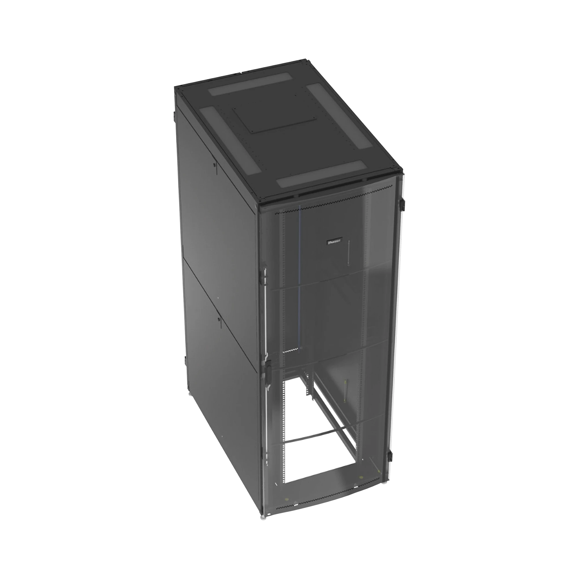 GABINETE NET-VERSE PARA CENTROS DE DATOS, 45UR, 800MM DE ANCHO, 1200MM DE PROFUNDIDAD, FABRICADO EN ACERO, COLOR NEGRO-Racks y Gabinetes-PANDUIT-Bsai Seguridad & Controles