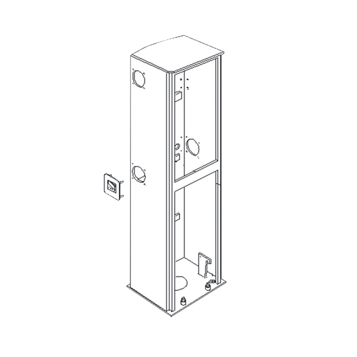 GABINETE PARA BARRERA KX-BG-G4-M Y KX-BG-G4-ML-Acceso Vehicular-CAME-Bsai Seguridad & Controles