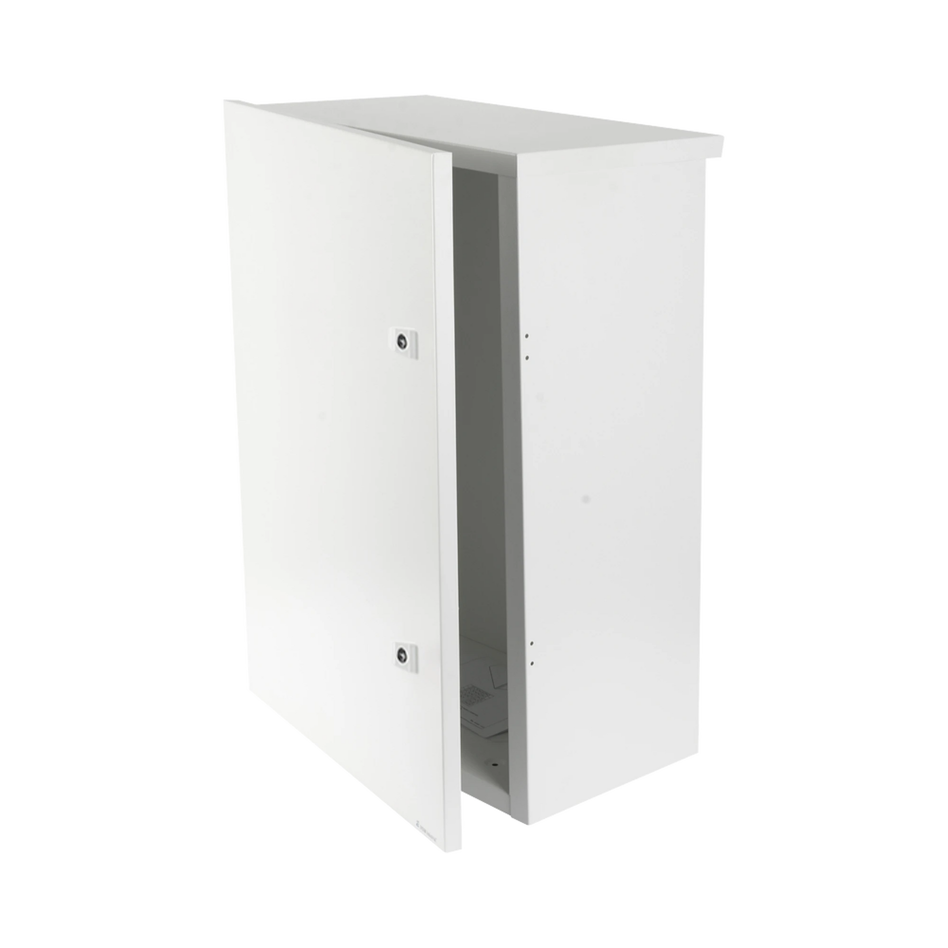 GABINETE PARA INSTALACIÓN DE 2 BATERÍAS PL110D12, FABRICADO EN LÁMINA GALVANIZADA, ACCESORIOS PARA PISO O POSTE (NO INCLUIDOS)-Gabinetes y Carcasas-EPCOM INDUSTRIAL-Bsai Seguridad & Controles