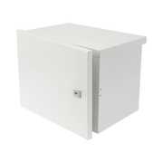 GABINETE PARA INSTALACIÓN DE 2 BATERÍAS PL4012, FABRICADO EN LÁMINA GALVANIZADA, OPCIÓN PARA MONTAR EN POSTE (NO INCLUIDO)-Racks y Gabinetes-EPCOM INDUSTRIAL-Bsai Seguridad & Controles