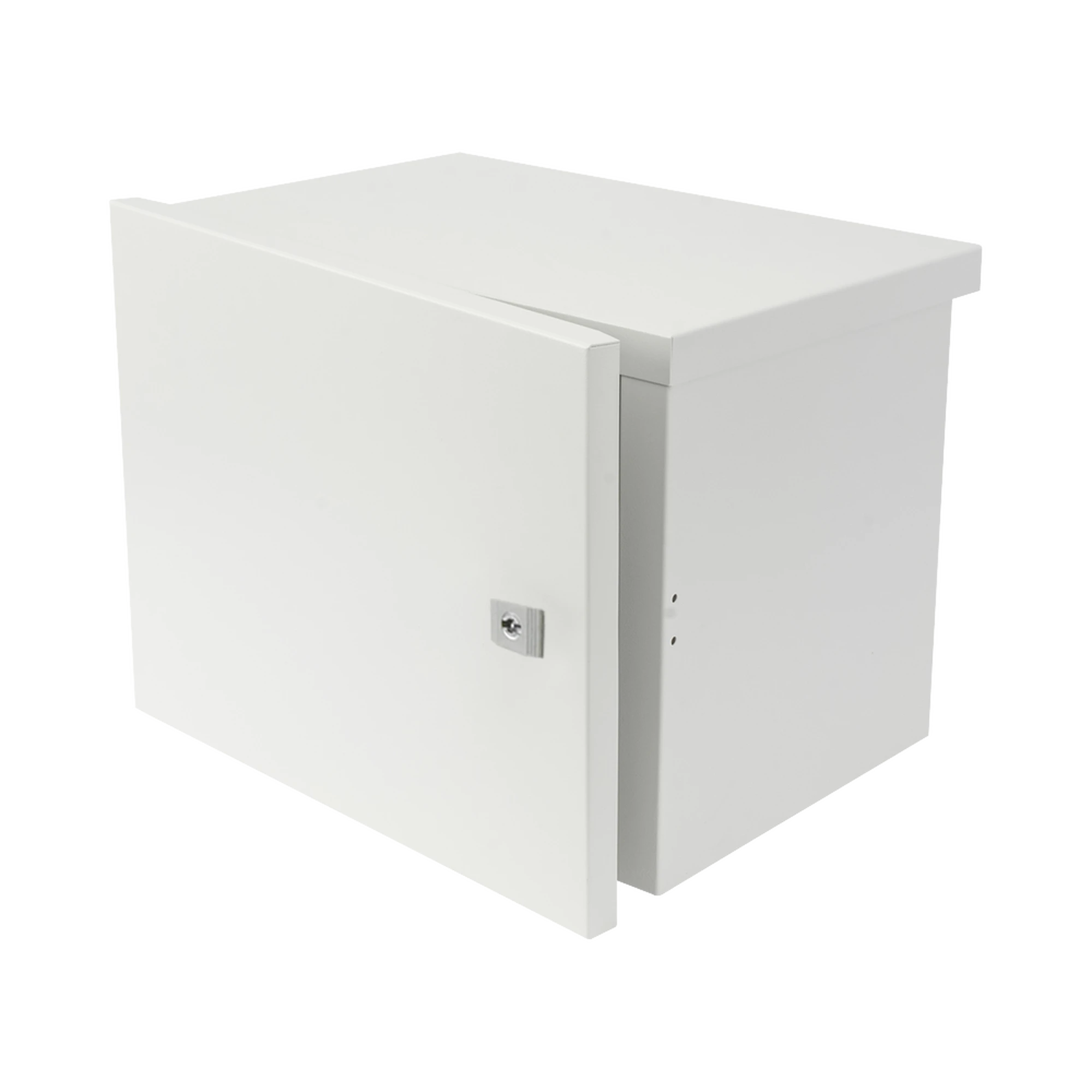 GABINETE PARA INSTALACIÓN DE 2 BATERÍAS PL4012, FABRICADO EN LÁMINA GALVANIZADA, OPCIÓN PARA MONTAR EN POSTE (NO INCLUIDO)-Racks y Gabinetes-EPCOM INDUSTRIAL-Bsai Seguridad & Controles