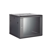 GABINETE PARA MONTAJE EN PARED/ PISO, CON PUERTA DE CRISTAL TEMPLADO, CUERPO FIJO, CON 12 UNIDADES DE RACK, DE 19IN, FABRICADO EN ACERO-Energía-HIKVISION-Bsai Seguridad & Controles