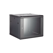 GABINETE PARA MONTAJE EN PARED/ PISO, CON PUERTA DE CRISTAL TEMPLADO, CUERPO FIJO, CON 4 UNIDADES DE RACK, DE 19IN, FABRICADO EN ACERO-Energía-HIKVISION-DS-XS6404-S/B-Bsai Seguridad & Controles