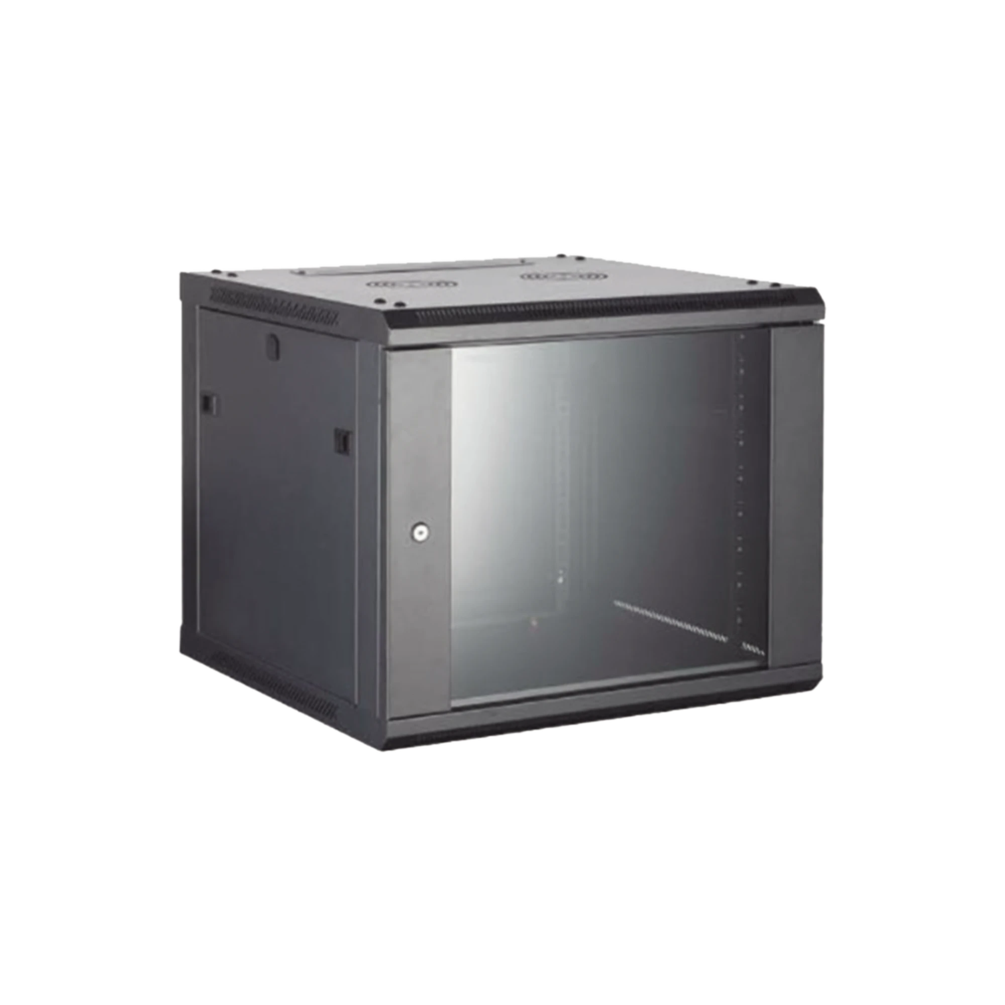 GABINETE PARA MONTAJE EN PARED/ PISO, CON PUERTA DE CRISTAL TEMPLADO, CUERPO FIJO, CON 4 UNIDADES DE RACK, DE 19IN, FABRICADO EN ACERO-Energía-HIKVISION-Bsai Seguridad & Controles