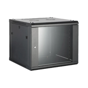 GABINETE PARA MONTAJE EN PARED/ PISO, CON PUERTA DE CRISTAL TEMPLADO, CUERPO FIJO, CON 6 UNIDADES DE RACK, DE 19IN, FABRICADO EN ACERO-Energía-HIKVISION-Bsai Seguridad & Controles