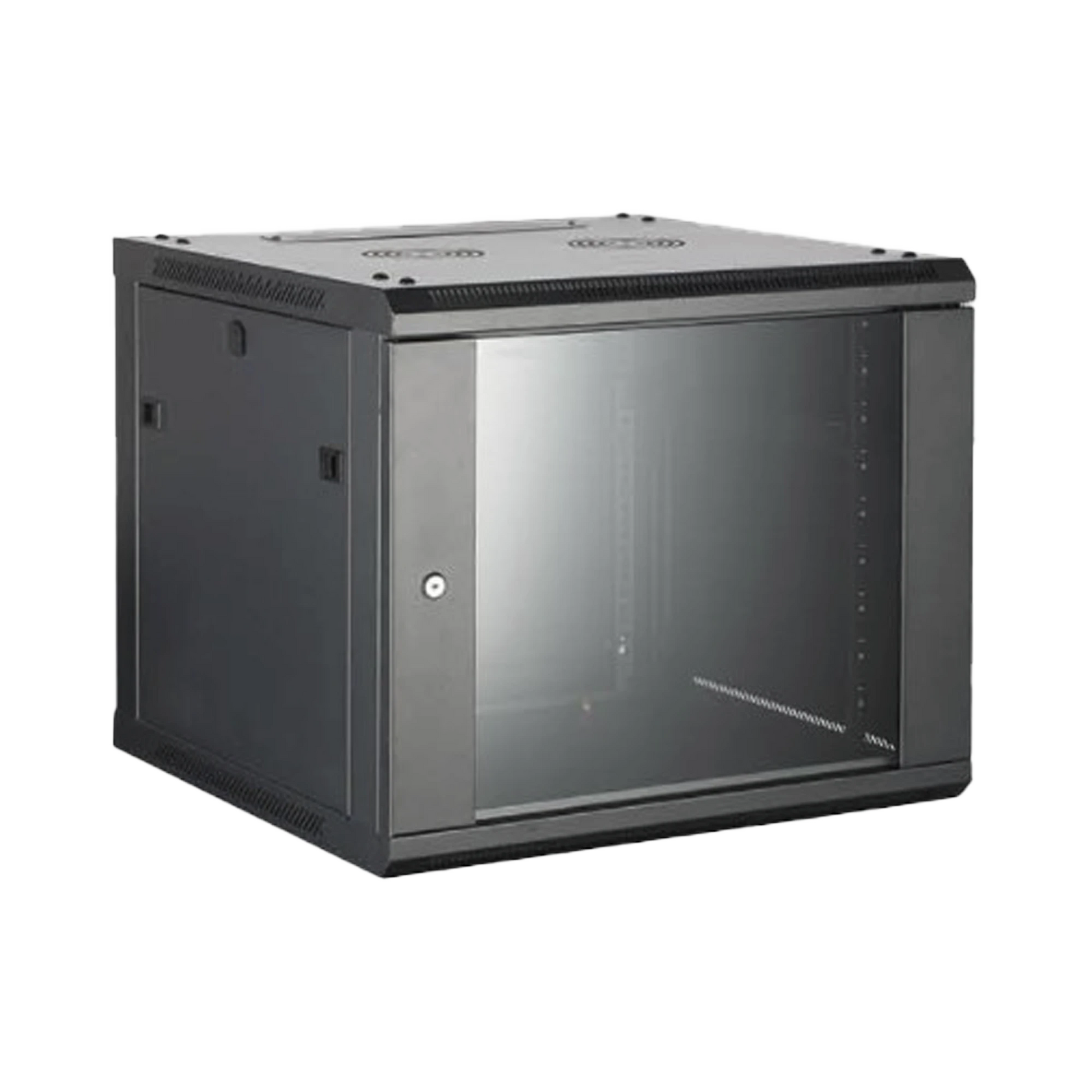 GABINETE PARA MONTAJE EN PARED/ PISO, CON PUERTA DE CRISTAL TEMPLADO, CUERPO FIJO, CON 6 UNIDADES DE RACK, DE 19IN, FABRICADO EN ACERO-Energía-HIKVISION-Bsai Seguridad & Controles
