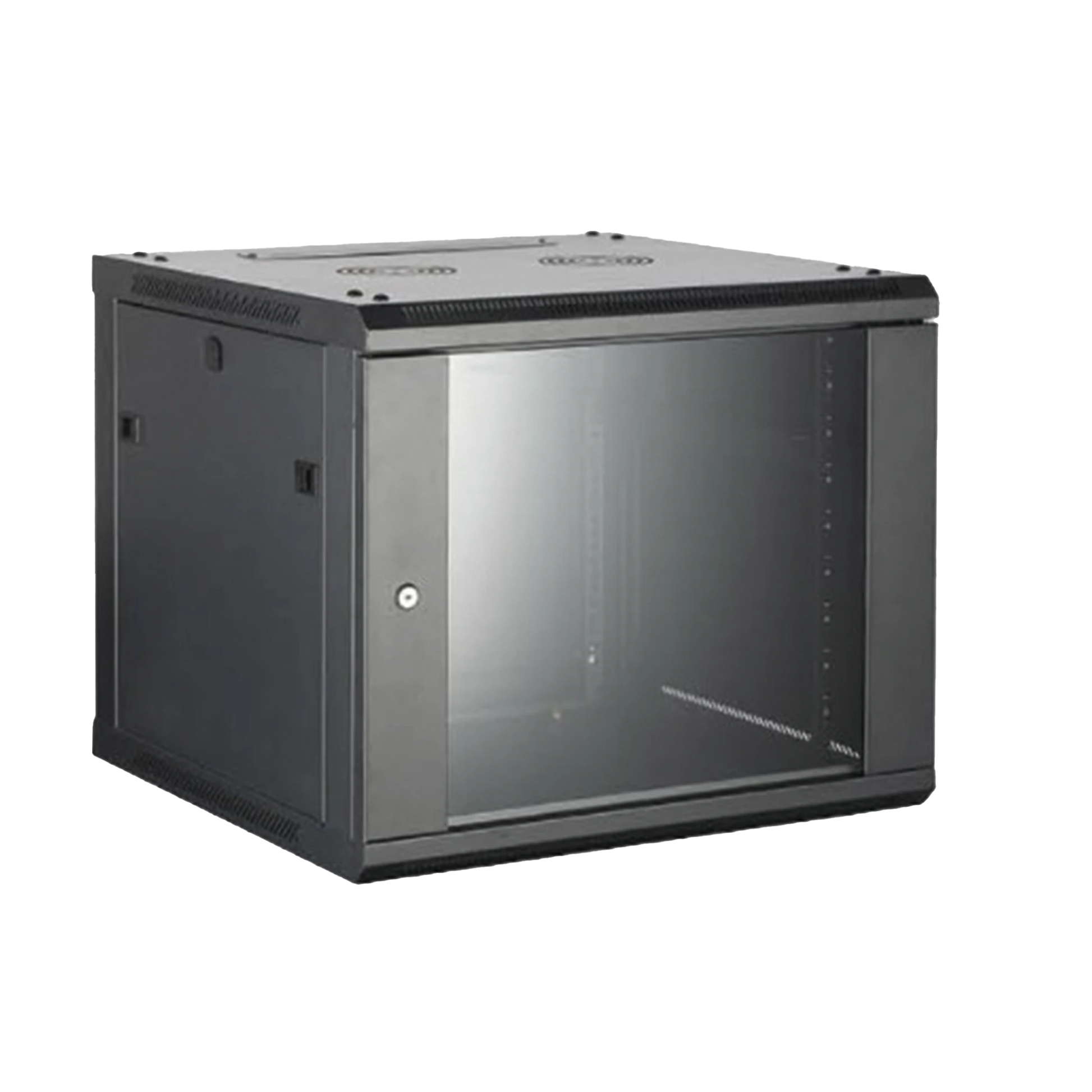 GABINETE PARA MONTAJE EN PARED/ PISO, CON PUERTA DE CRISTAL TEMPLADO, CUERPO FIJO, CON 9 UNIDADES DE RACK, DE 19IN, FABRICADO EN ACERO-Energía-HIKVISION-Bsai Seguridad & Controles