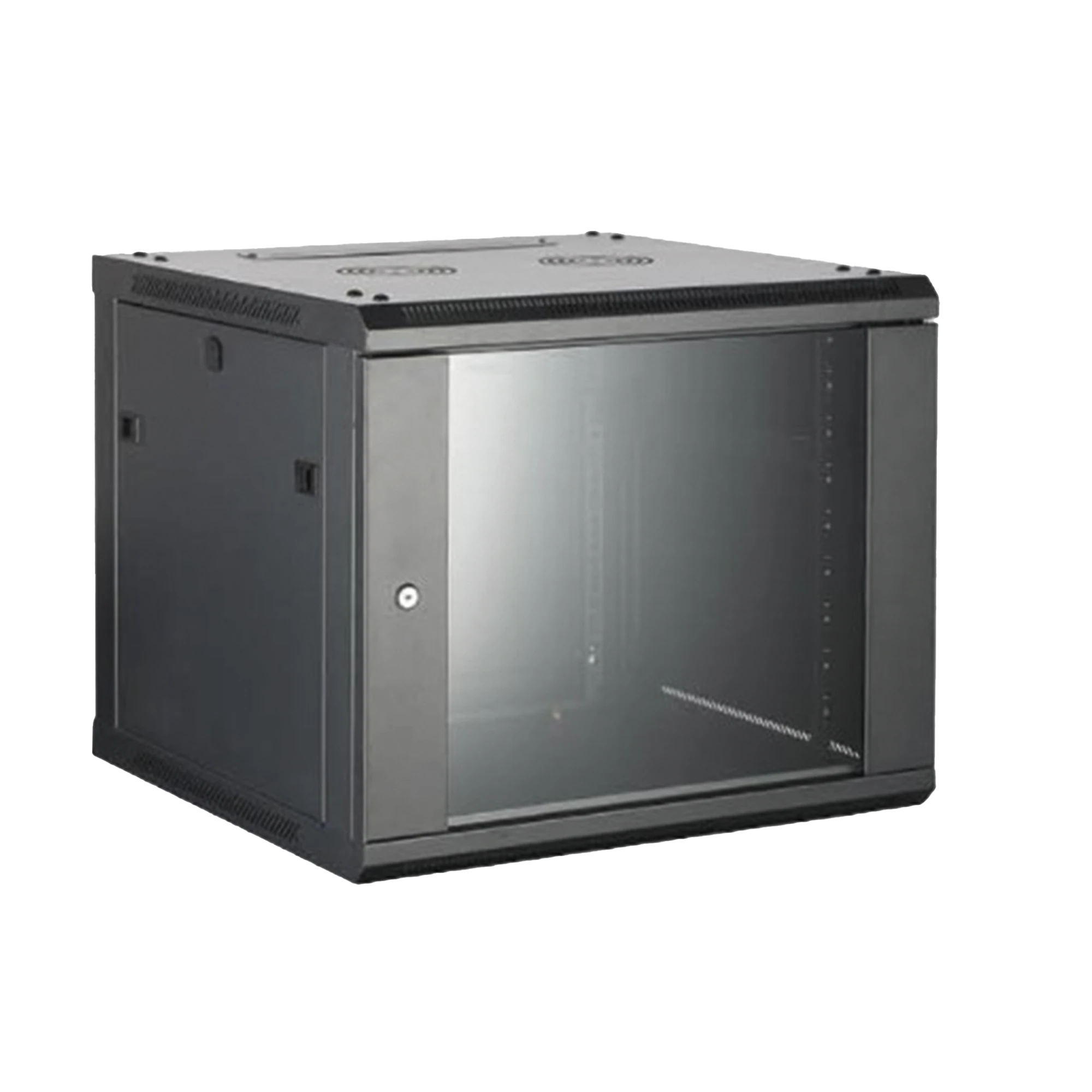 GABINETE PARA MONTAJE EN PARED/ PISO, CON PUERTA DE CRISTAL TEMPLADO, CUERPO FIJO, CON 9 UNIDADES DE RACK, DE 19IN, FABRICADO EN ACERO-Energía-HIKVISION-Bsai Seguridad & Controles