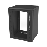 GABINETE PARA MONTAJE EN PARED, PUERTA DE CRISTAL TEMPLADO, CUERPO FIJO CON RACK 19" DE 16 UNIDADES-Racks y Gabinetes-LINKEDPRO BY EPCOM-Bsai Seguridad & Controles