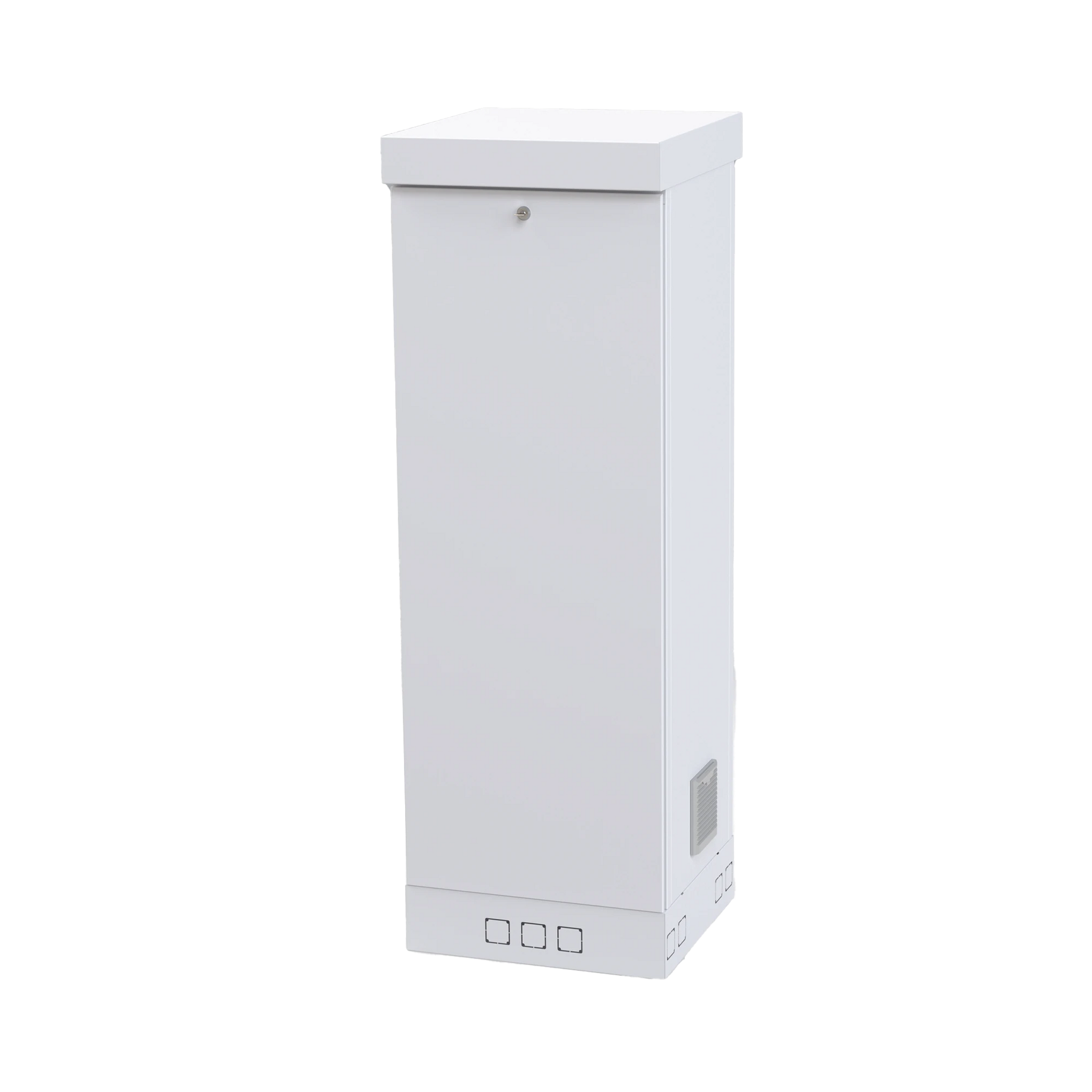 GABINETE PARA PISO, CAPACIDAD, 31 UNIDADES DE RACK, 553MM DE ANCHO, 1730MM DE PROFUNDIDAD, DOBLE PUERTA Y POSTES FRONTALES E INTERMEDIOS AJUSTABLES, COLOR BLANCO-Racks y Gabinetes-LINKEDPRO BY EPCOM-Bsai Seguridad & Controles