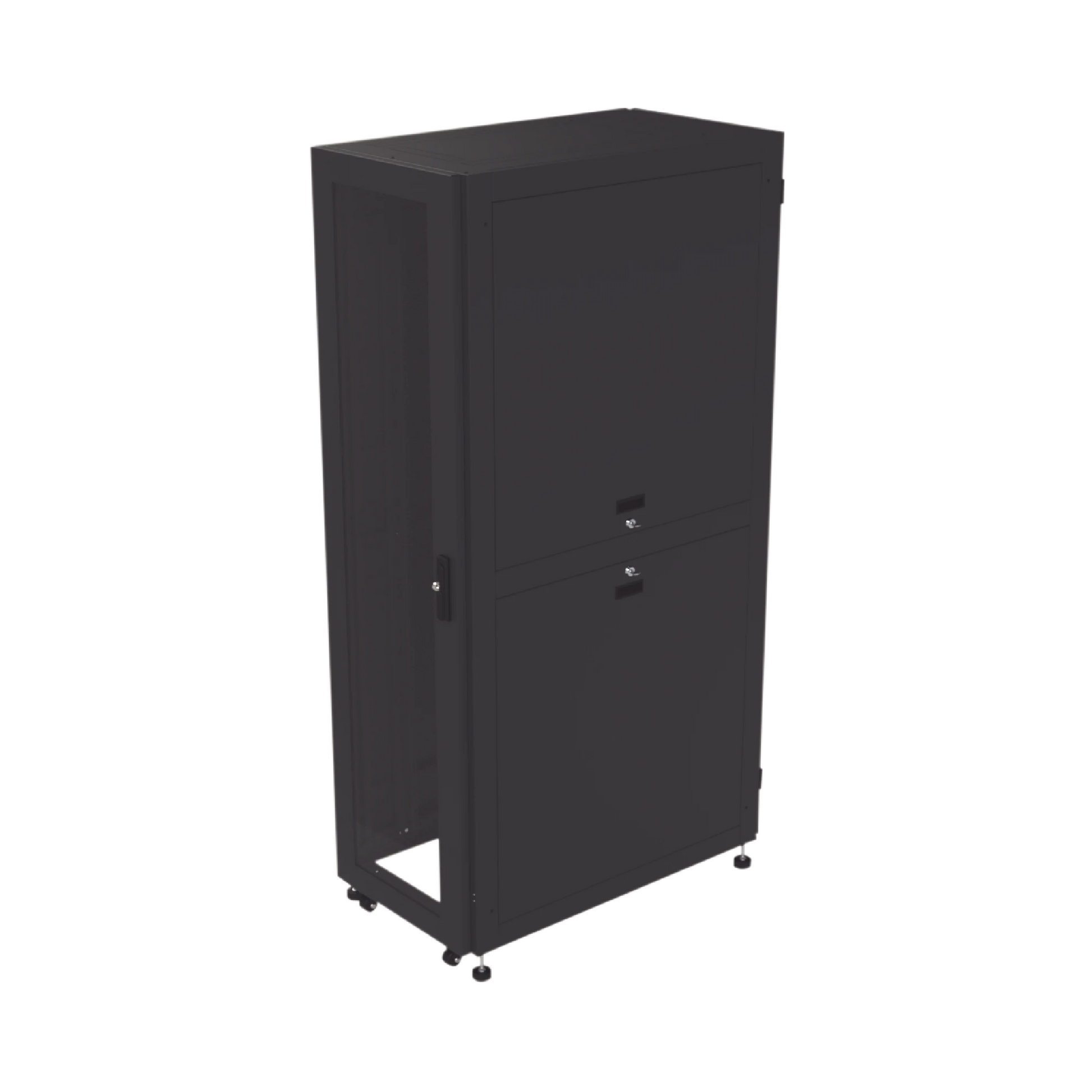 GABINETE PARA TELECOMUNICACIONES RACK ESTÁNDAR DE 19, 42UR, 600 MM ANCHO X 1000 MM PROFUNDIDAD. FABRICADO EN ACERO.-Racks y Gabinetes-LINKEDPRO BY EPCOM-Bsai Seguridad & Controles