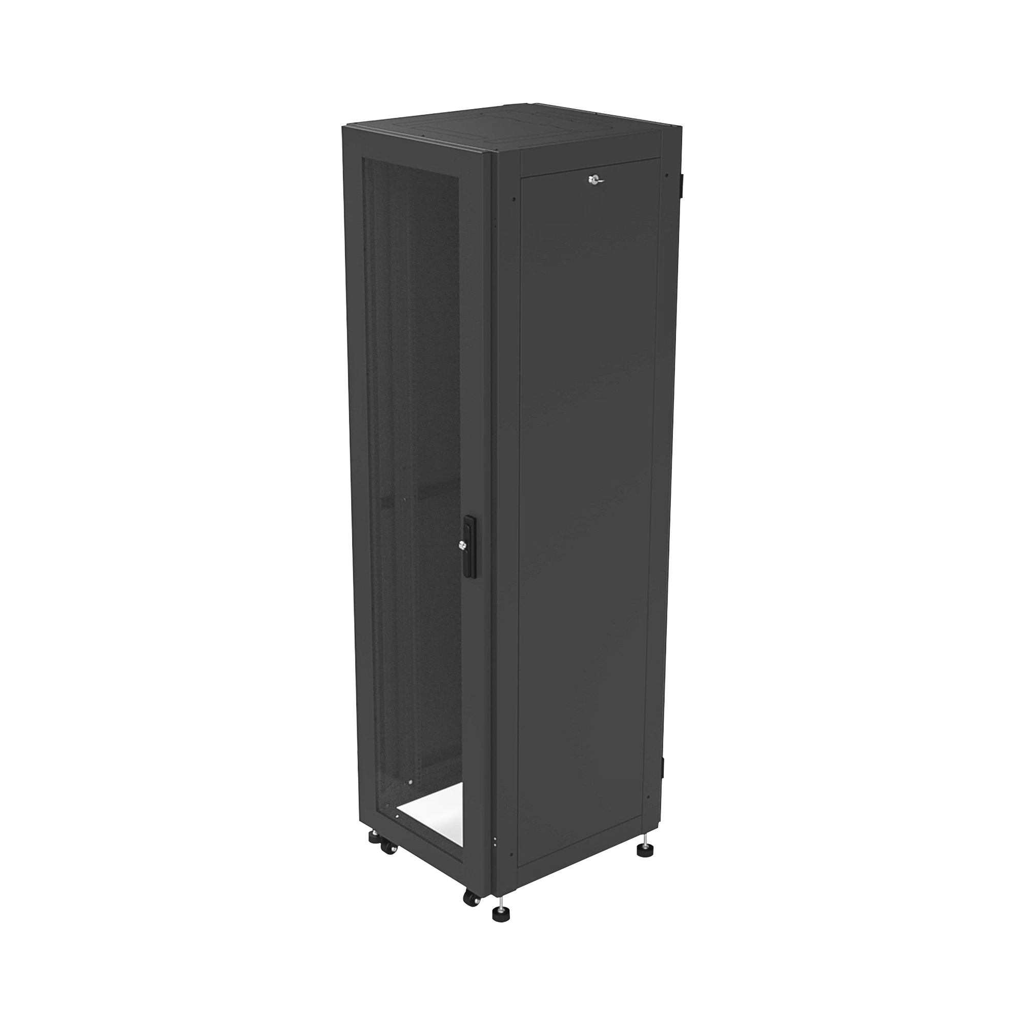 GABINETE PARA TELECOMUNICACIONES RACK ESTÁNDAR DE 19, 42UR, 600 MM ANCHO X 600 MM PROFUNDIDAD. FABRICADO EN ACERO.-Racks y Gabinetes-LINKEDPRO BY EPCOM-Bsai Seguridad & Controles