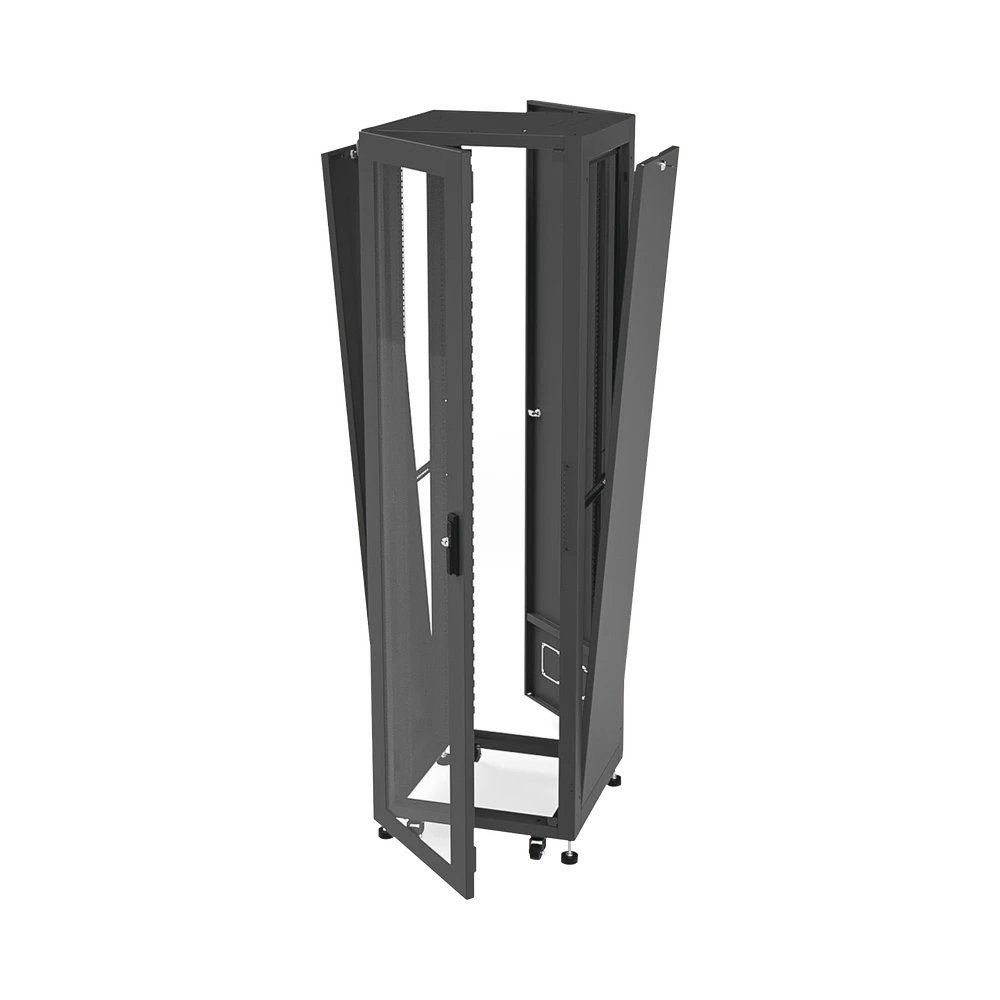 GABINETE PARA TELECOMUNICACIONES RACK ESTÁNDAR DE 19, 42UR, 600 MM ANCHO X 600 MM PROFUNDIDAD. FABRICADO EN ACERO.-Racks y Gabinetes-LINKEDPRO BY EPCOM-Bsai Seguridad & Controles