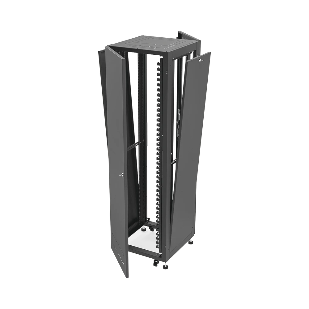 GABINETE PARA TELECOMUNICACIONES RACK ESTÁNDAR DE 19, 42UR, 600 MM ANCHO X 600 MM PROFUNDIDAD. FABRICADO EN ACERO.-Racks y Gabinetes-LINKEDPRO BY EPCOM-Bsai Seguridad & Controles