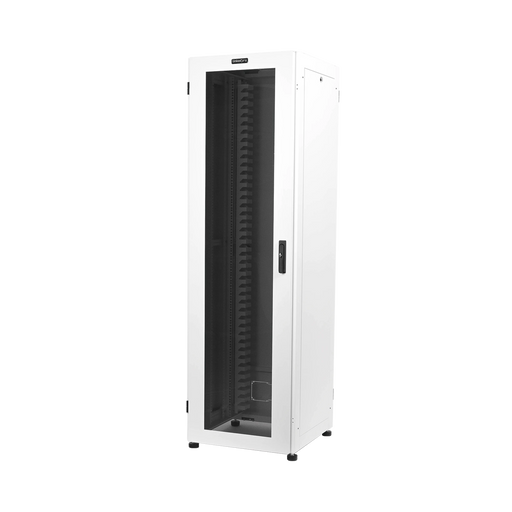 GABINETE PARA TELECOMUNICACIONES RACK ESTÁNDAR DE 19", 42UR, 600 MM ANCHO X 600 MM PROFUNDIDAD. FABRICADO EN ACERO, COLOR BLANCO-Racks y Gabinetes-LINKEDPRO BY EPCOM-LP-6060-42U-R2W-Bsai Seguridad & Controles