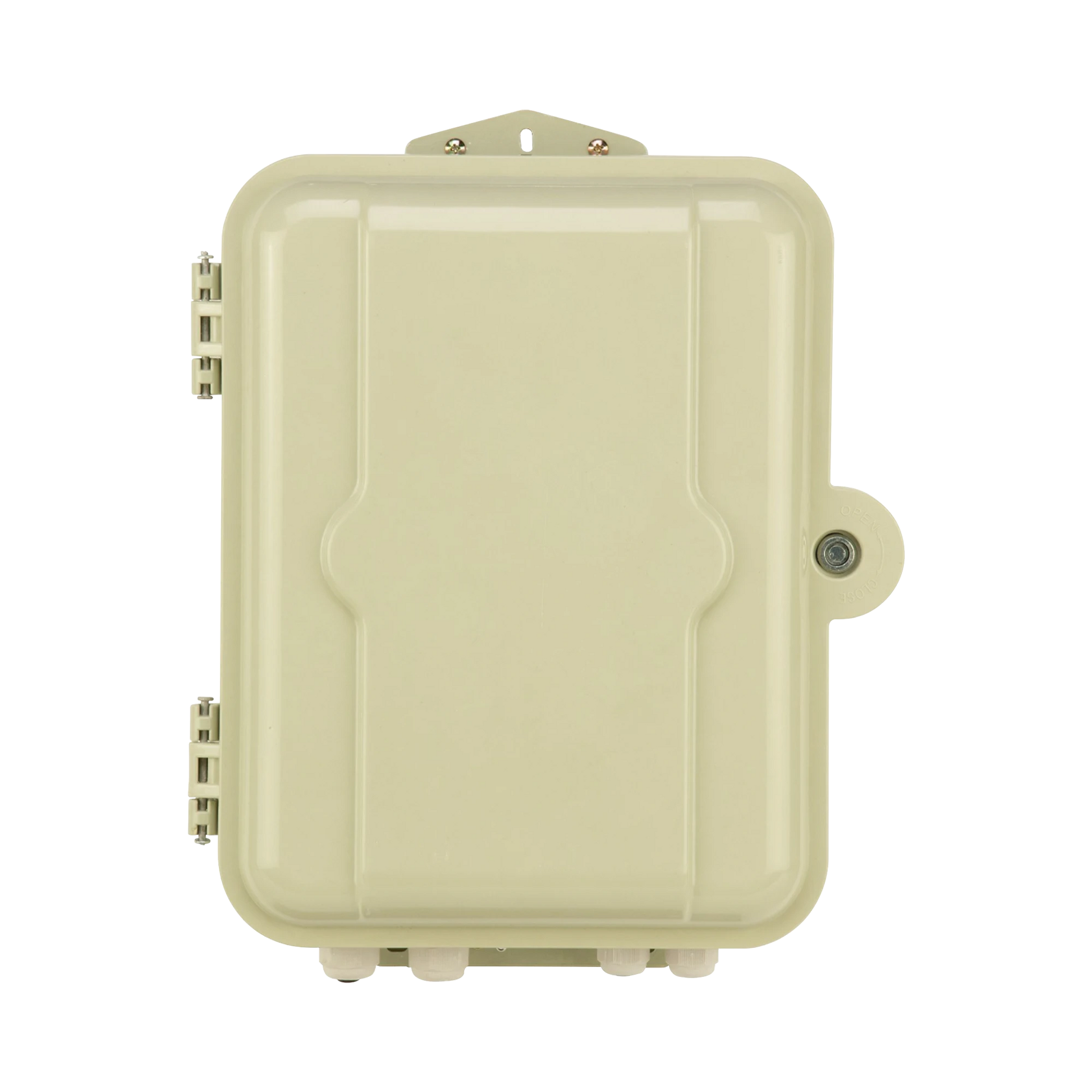 GABINETE PASIVO DE FIBRA ÓPTICA, ACEPTA DOS PLACAS FPONEAP12, PROTECCIÓN IP55, MONTAJE EN POSTE O PARED-Racks y Gabinetes-PANDUIT-Bsai Seguridad & Controles