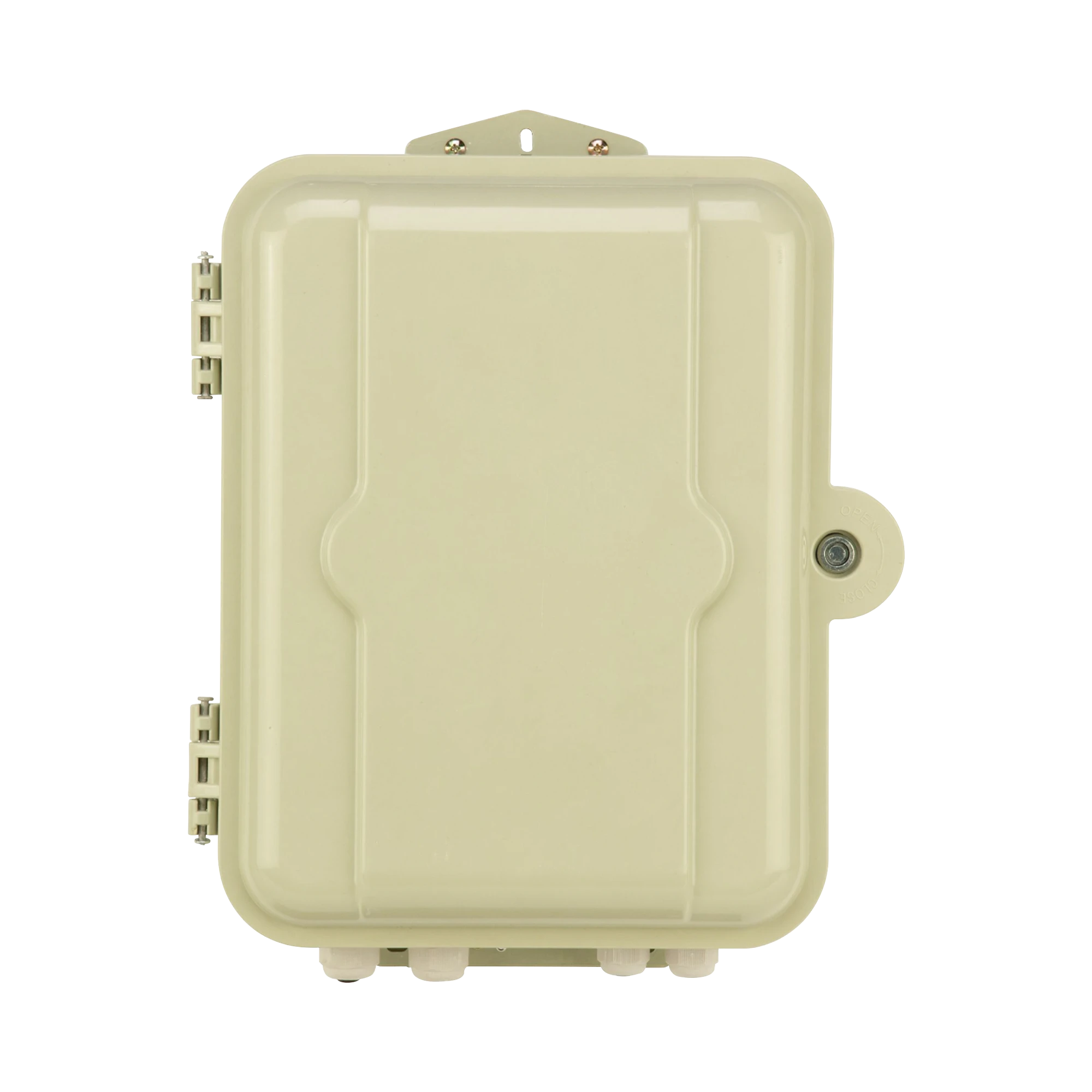 GABINETE PASIVO DE FIBRA ÓPTICA, ACEPTA DOS PLACAS FPONEAP12, PROTECCIÓN IP55, MONTAJE EN POSTE O PARED-Racks y Gabinetes-PANDUIT-Bsai Seguridad & Controles