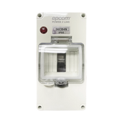 GABINETE PLÁSTICO PARA EXTERIOR IP66 PARA RIEL DIN-Protección contra Descargas-EPCOM POWERLINE-Bsai Seguridad & Controles