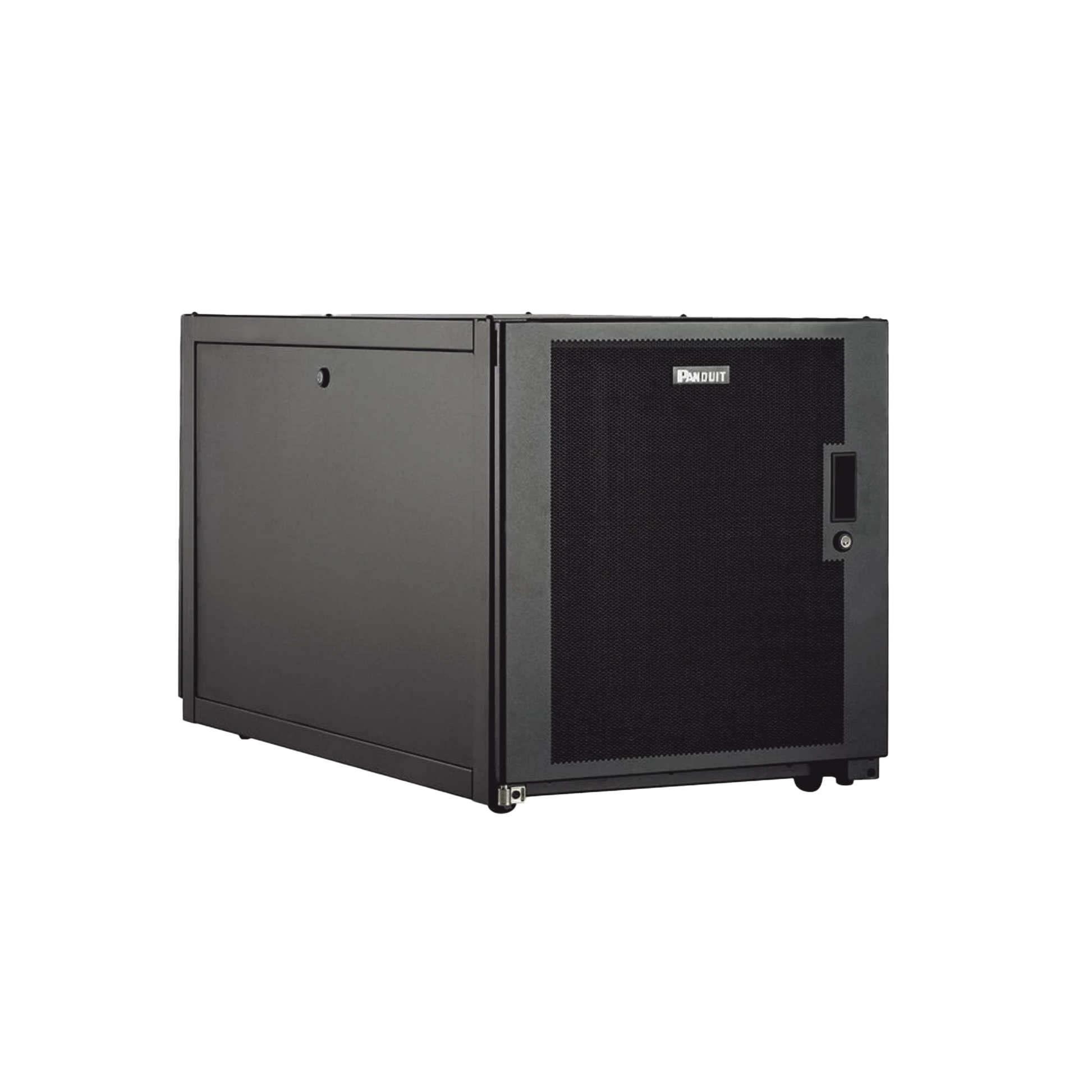 GABINETE PROFESIONAL DE TELECOMUNICACIONES, DE PISO, 12 UR, 600 MM DE ANCHO Y 1070 MM DE PROFUNDIDAD, COLOR NEGRO-Racks y Gabinetes-PANDUIT-Bsai Seguridad & Controles