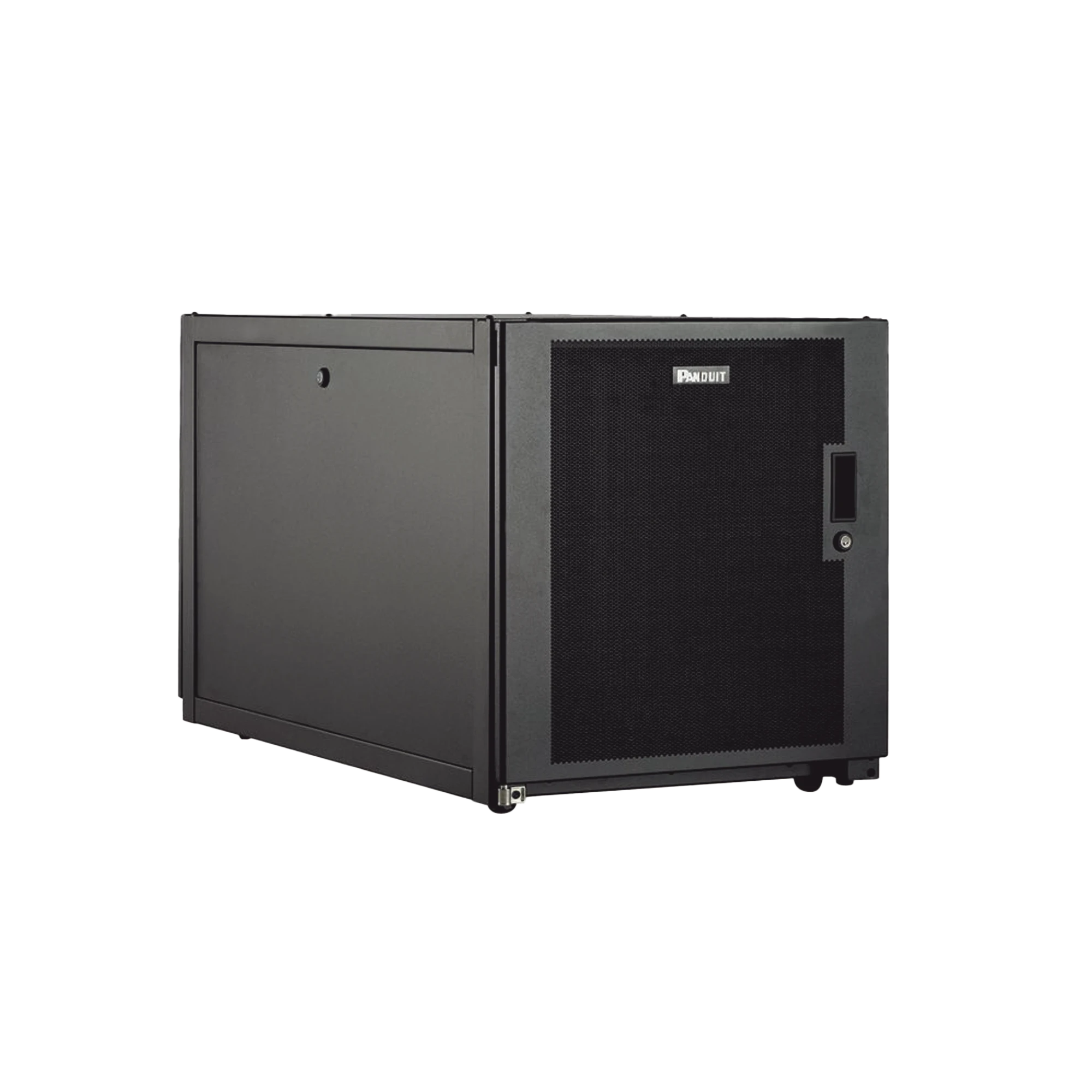 GABINETE PROFESIONAL DE TELECOMUNICACIONES, DE PISO, 12 UR, 600 MM DE ANCHO Y 1070 MM DE PROFUNDIDAD, COLOR NEGRO-Racks y Gabinetes-PANDUIT-Bsai Seguridad & Controles