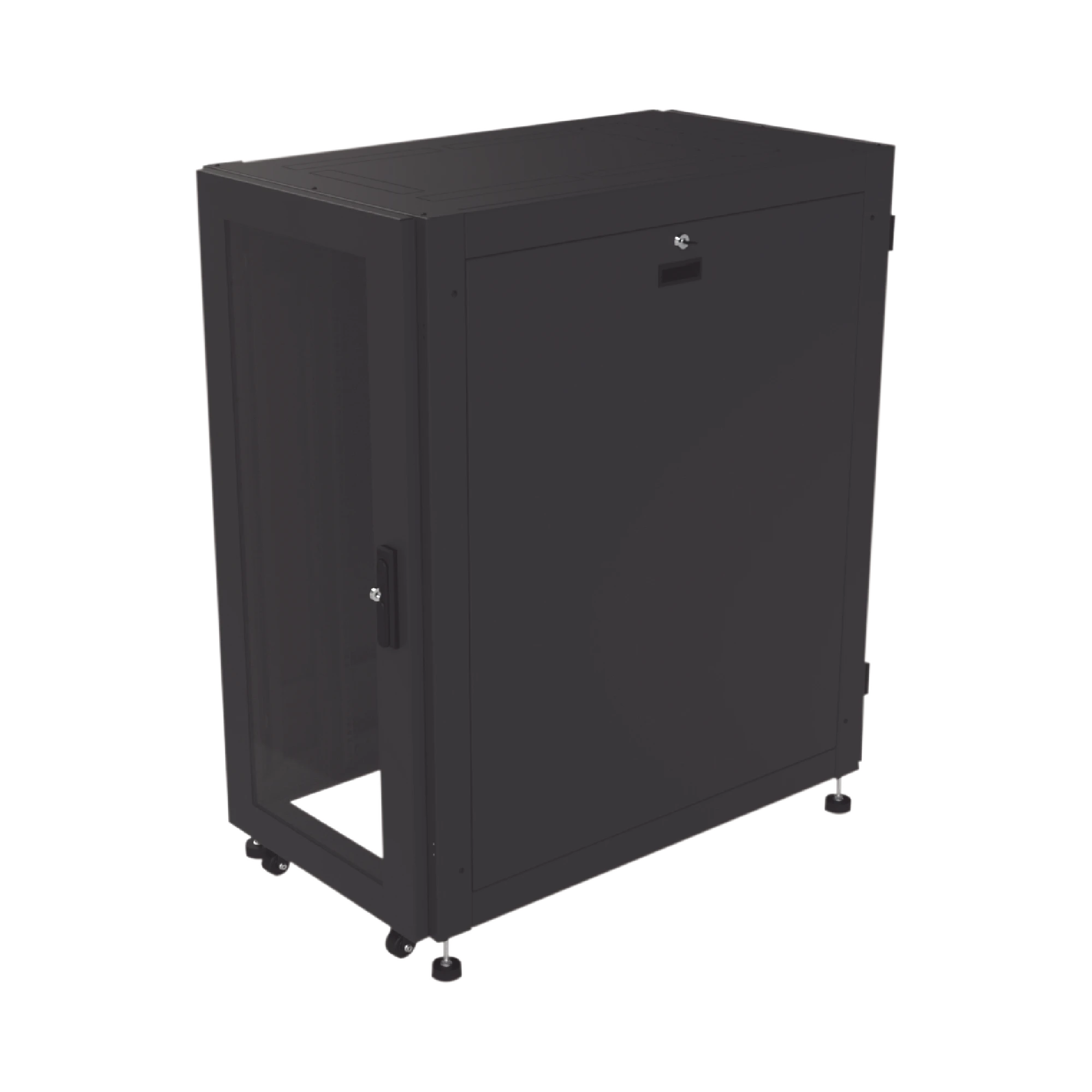GABINETE PROFESIONAL PARA TELECOMUNICACIONES DE 24UR, 600 MM DE ANCHO X 1000 MM DE PROFUNDIDAD.-Racks y Gabinetes-LINKEDPRO BY EPCOM-Bsai Seguridad & Controles