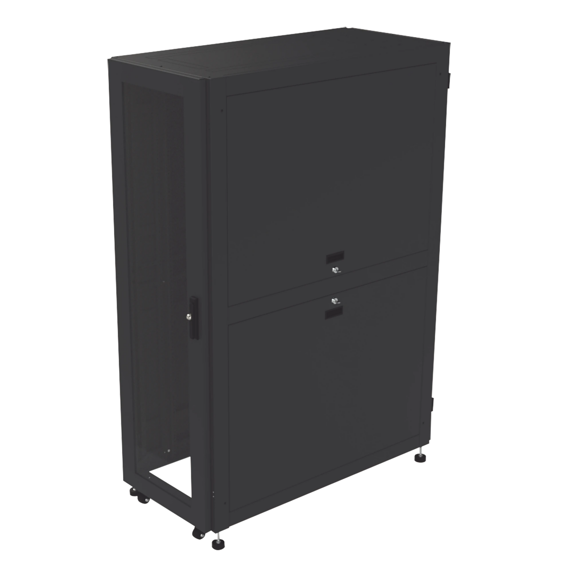 GABINETE PROFESIONAL PARA TELECOMUNICACIONES DE 37UR, 600 MM DE ANCHO X 1200 MM DE PROFUNDIDAD.-Racks y Gabinetes-LINKEDPRO BY EPCOM-Bsai Seguridad & Controles