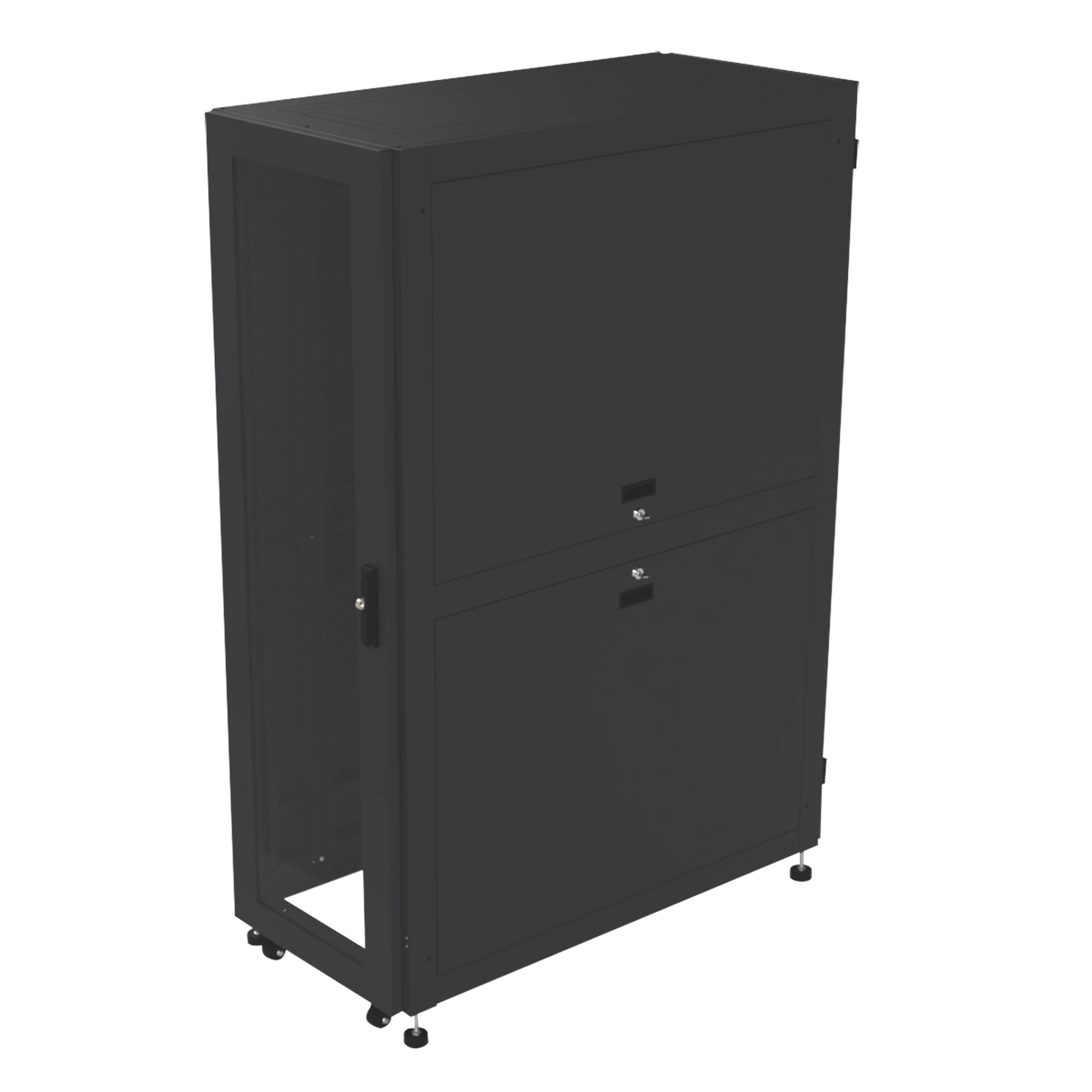 GABINETE PROFESIONAL PARA TELECOMUNICACIONES DE 37UR, 600 MM DE ANCHO X 1200 MM DE PROFUNDIDAD.-Racks y Gabinetes-LINKEDPRO BY EPCOM-Bsai Seguridad & Controles