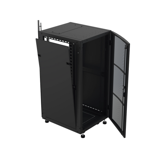 GABINETE PROFESIONAL PARA TELECOMUNICACIONES DE PISO, 24 UR, 600 MM DE PROFUNDIDAD, PUERTA VENTILADA Y CHAPA DE SEGURIDAD CON LLAVE ÚNICA PARA UN ALMACENAMIENTO EFICIENTE Y PROTEGIDO-Racks y Gabinetes-LINKEDPRO BY EPCOM-LF-06-06-24UB-Bsai Seguridad & Controles