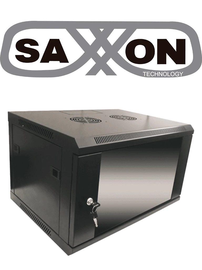 SAXXON SE540601 - GABINETE DE PARED / 6 UR / FIJO / CAPACIDAD DE CARGA DE 60 KG / ANCHO 570 MM X PROFUNDIDAD 450 MM X ALTO 370 MM / #GABINETE-Gabinetes Piso / Pared-SAXXON-Bsai Seguridad & Controles
