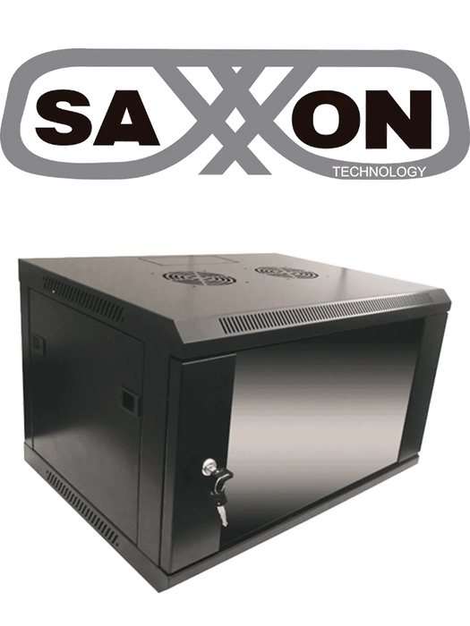 SAXXON SE540601 - GABINETE DE PARED / 6 UR / FIJO / CAPACIDAD DE CARGA DE 60 KG / ANCHO 570 MM X PROFUNDIDAD 450 MM X ALTO 370 MM / #GABINETE-Gabinetes Piso / Pared-SAXXON-TCE439047-Bsai Seguridad & Controles