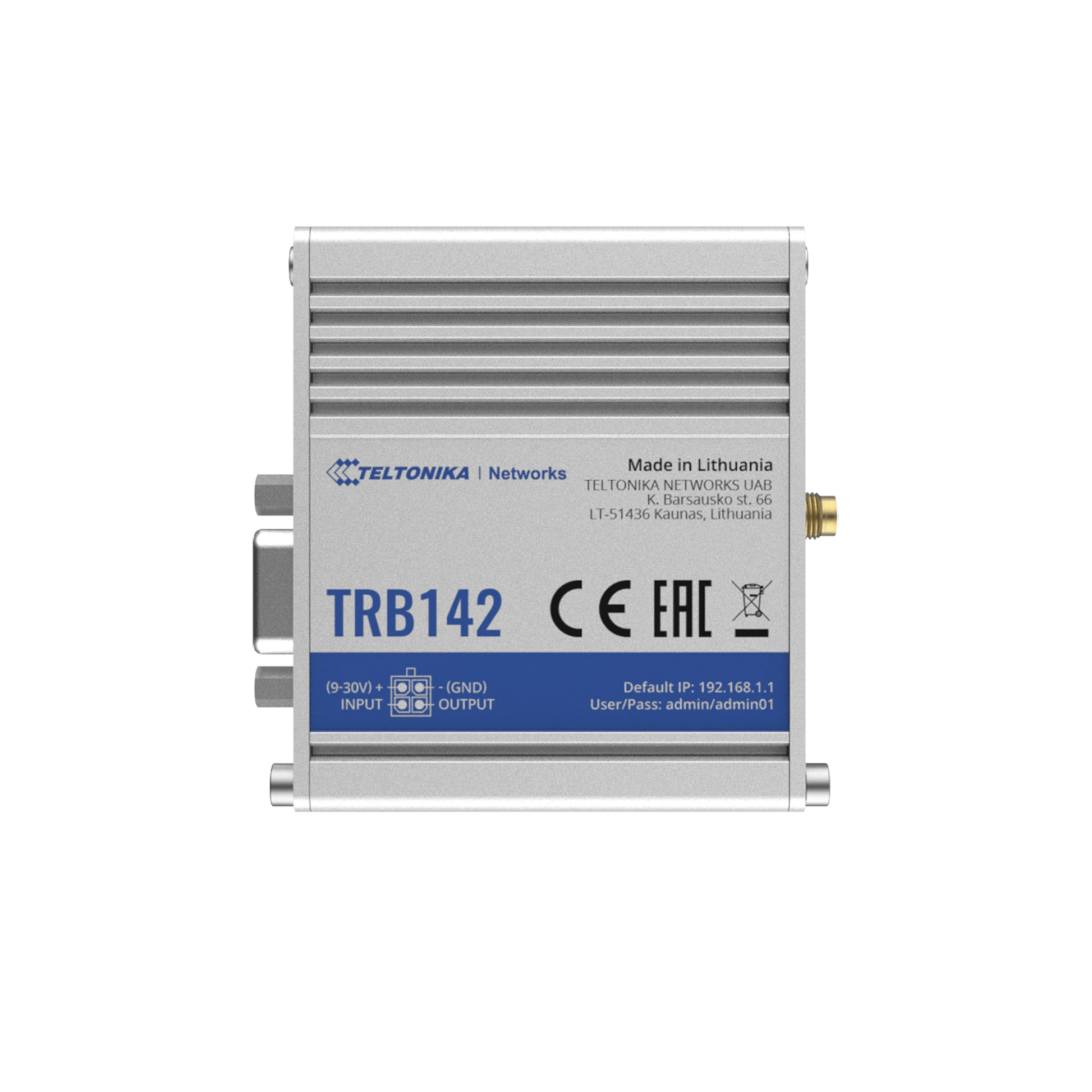 GATEWAY INDUSTRIAL LTE 4G A PUERTO SERIAL RS232-Networking-TELTONIKA-Bsai Seguridad & Controles