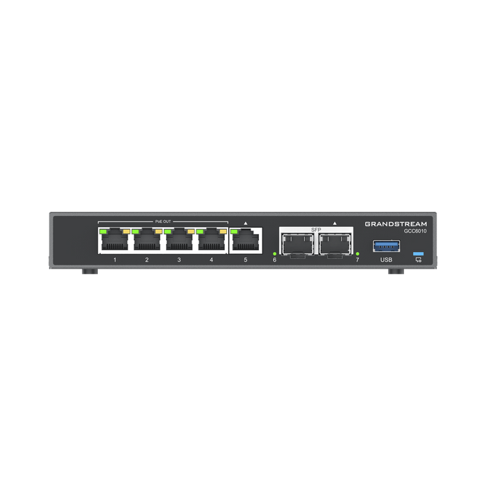 4 EN 1: FIREWALL, ROUTER, PBX IP, SWITCH POE-Networking-GRANDSTREAM-GCC6010-Bsai Seguridad & Controles