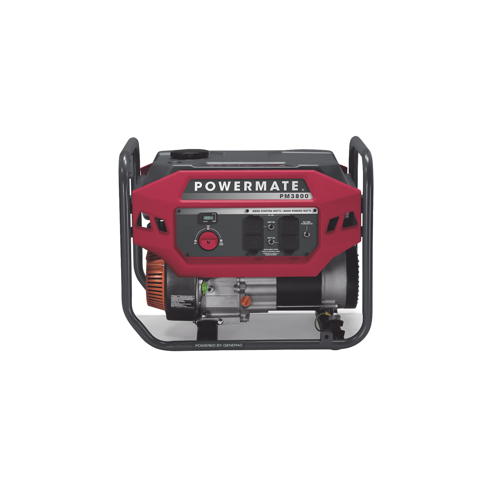 GENERADOR INVERSOR PORTÁTIL A GASOLINA, 3 KW, 120VAC, ARRANQUE MANUAL-Respaldo de Energía-POWERMATE-Bsai Seguridad & Controles